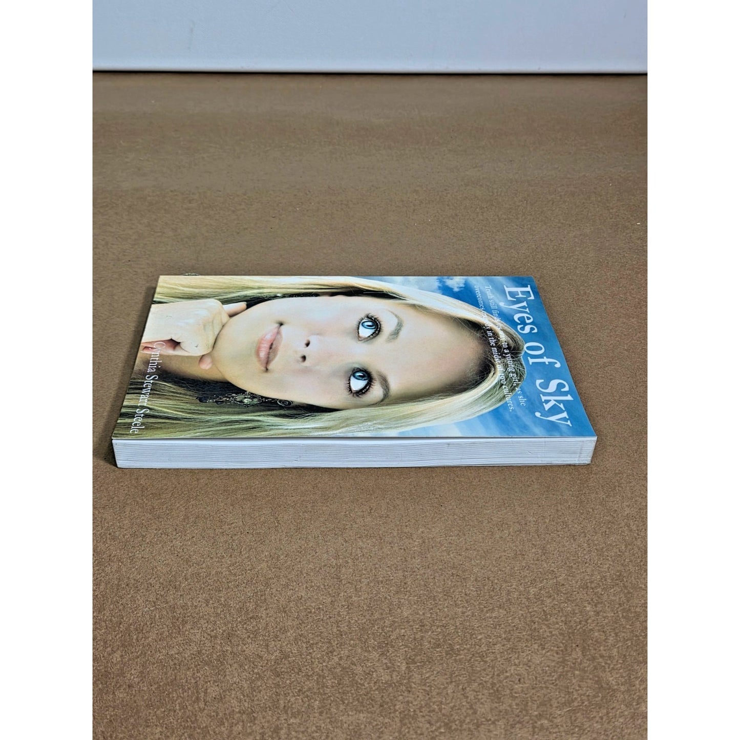 Eyes of Sky by Cynthia Stewart Steele - SIGNED Christian Western Romance OOP