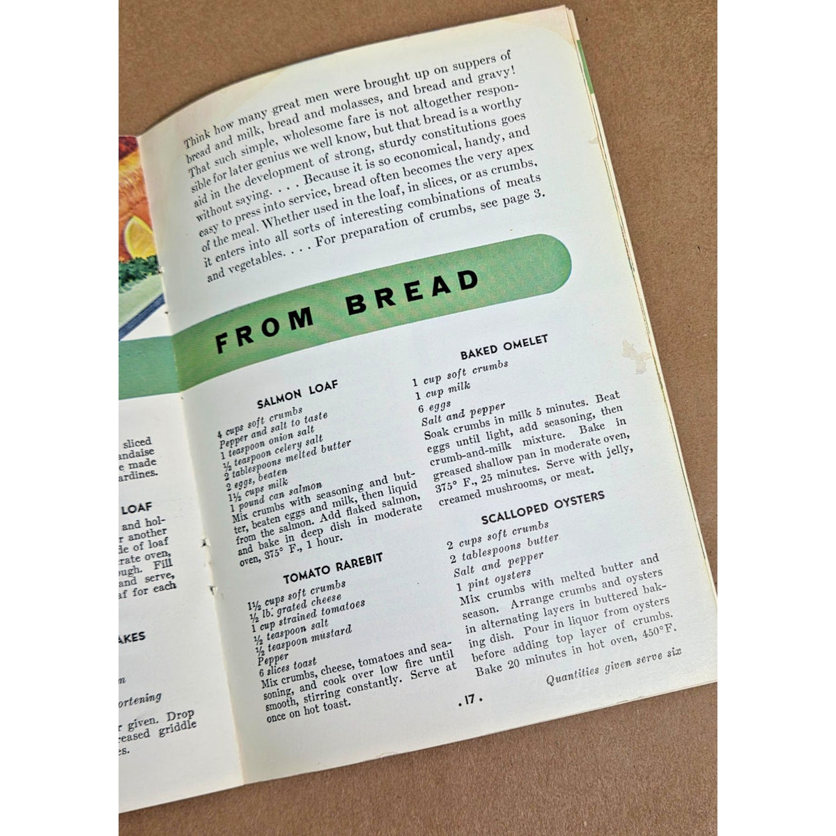 1931 Bond Bread 88 Mealtime Surprises Vintage Recipe Booklet Cookbook