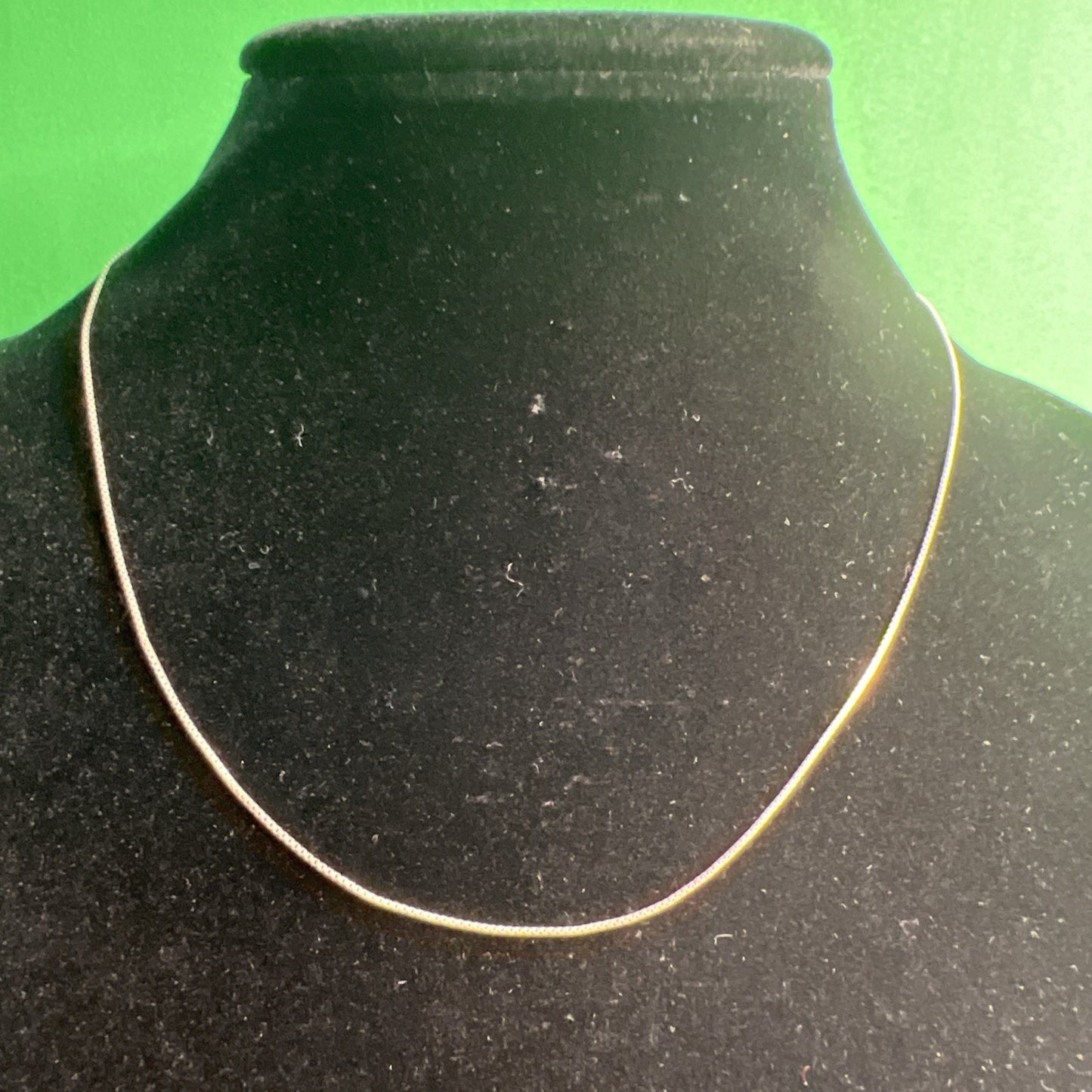 Vintage Sterling Silver Box Chain Necklace 18” Princess Length Versatile Gift