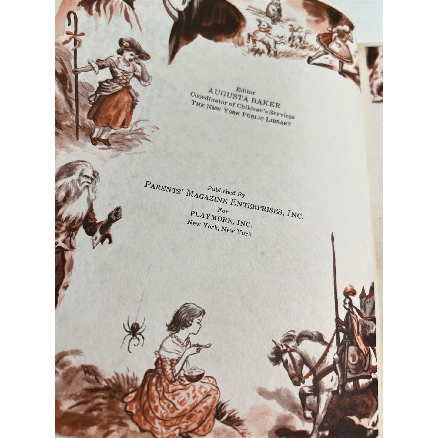 Best Loved Fairy Tales Mother Goose by Parent's Magazine 1974 Hardcover Book VTG
