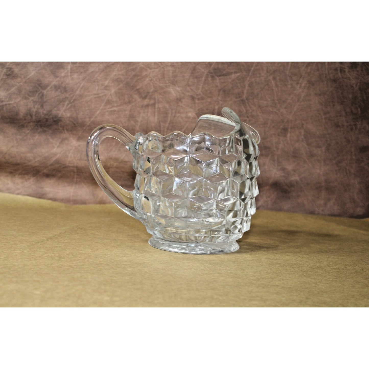American Fostoria Small Pitcher, Drip Free Ice Lip, 6.5 inches, 48 oz