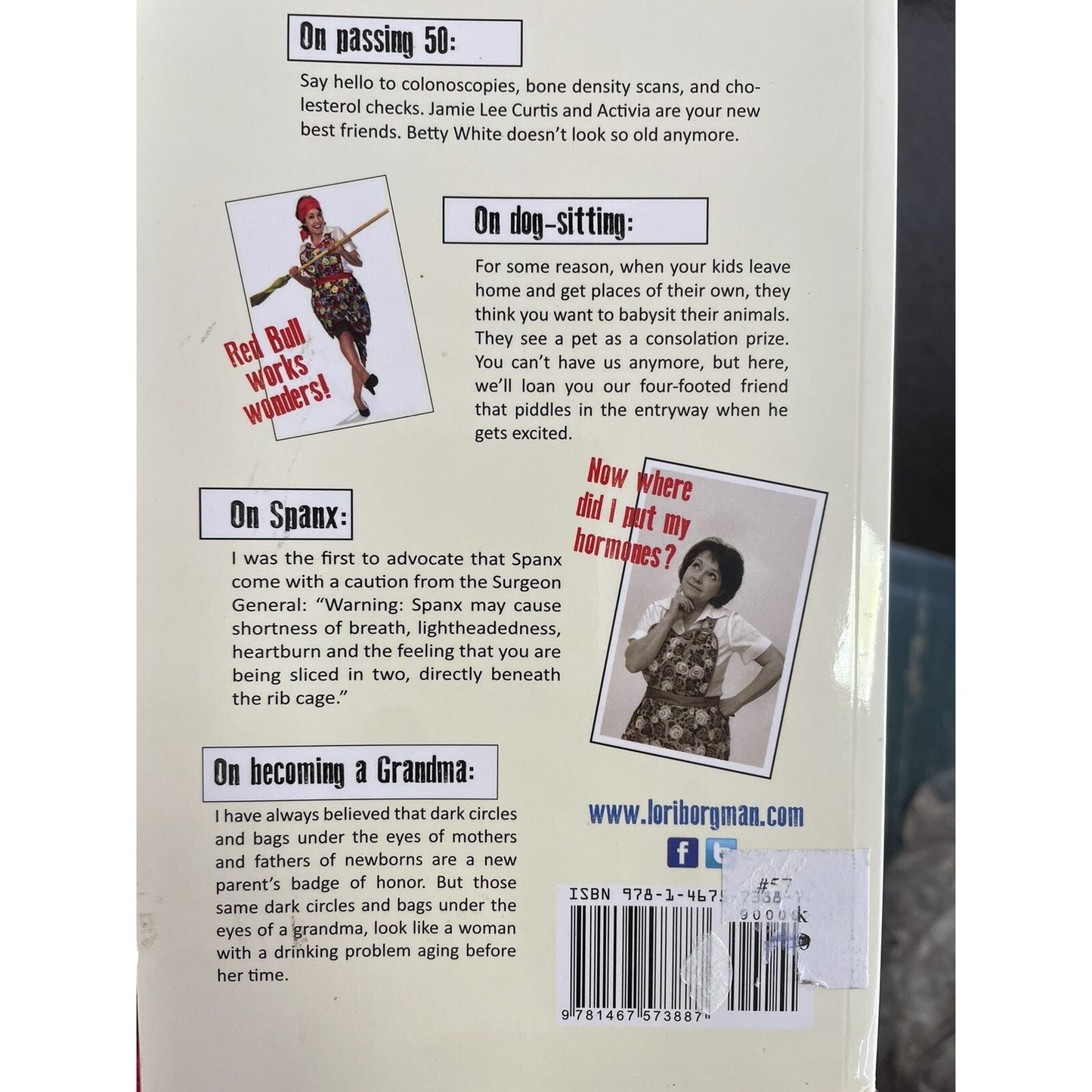 My Memory is Shot; All I Retain Now is Water by Lori Borgman PB Signed By Author