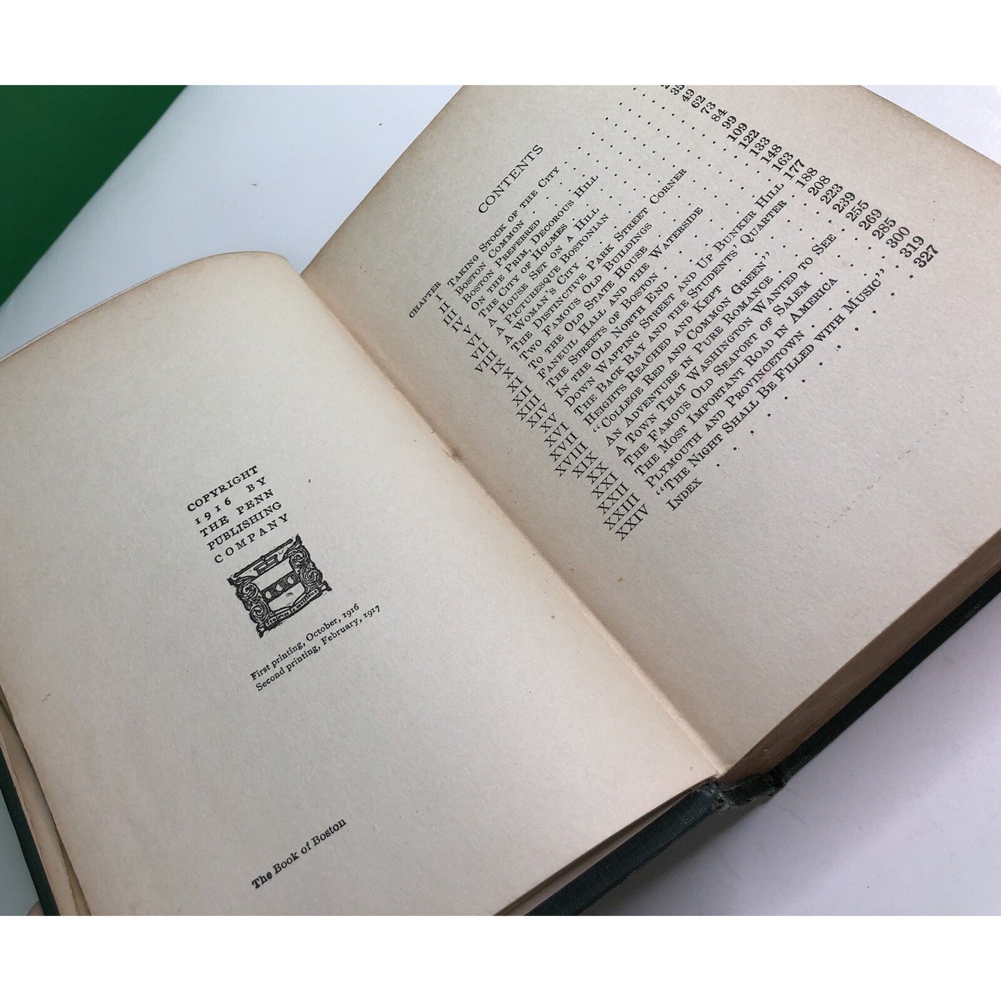 The Book of Boston by Robert Shackleton Penn Publishing Hardcover, 1920