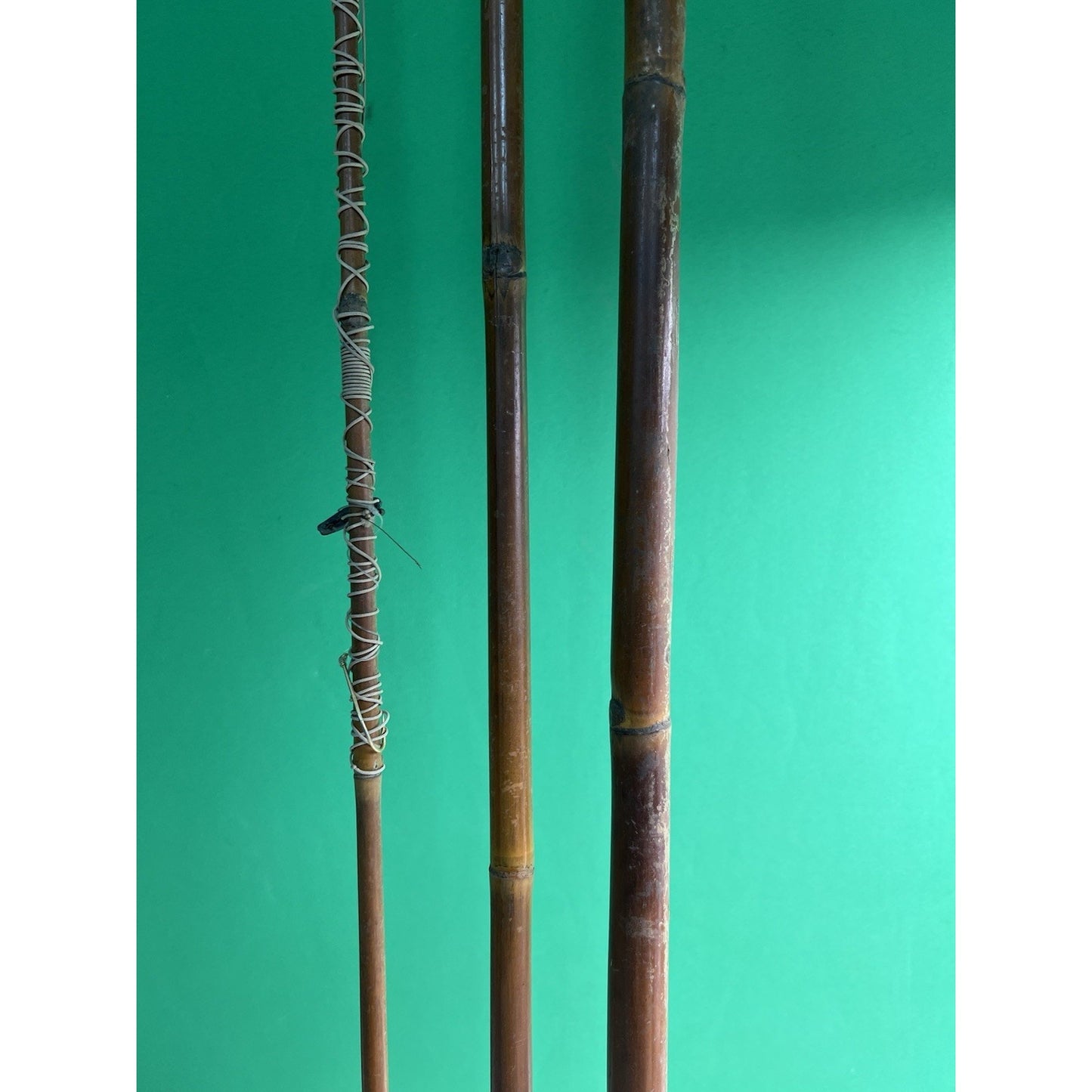 Vintage Heddon 12’ Bamboo Fishing Rod Pole