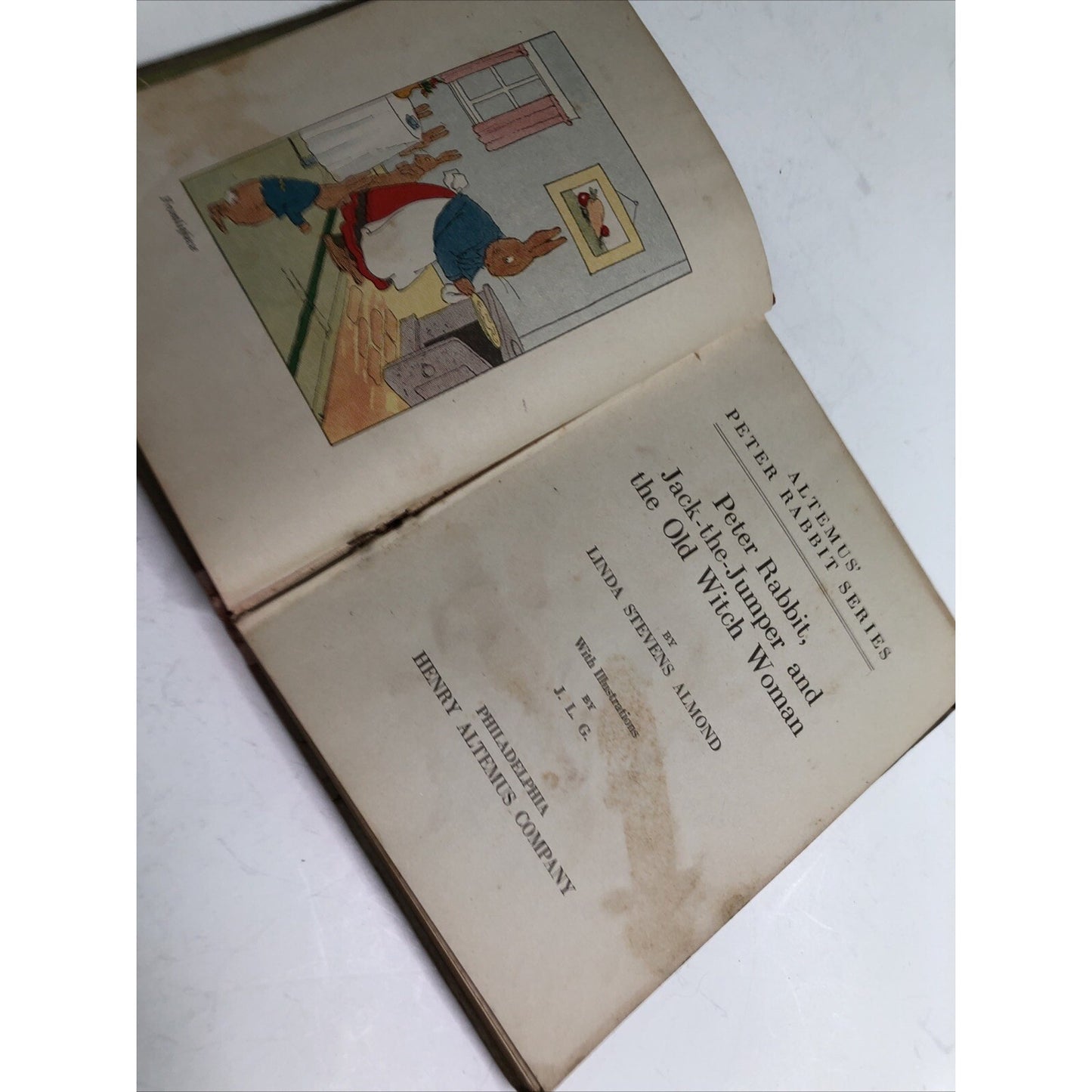 PETER RABBIT Jack The Jumper & The Old Witch Woman 1923 Linda Stevens Almond