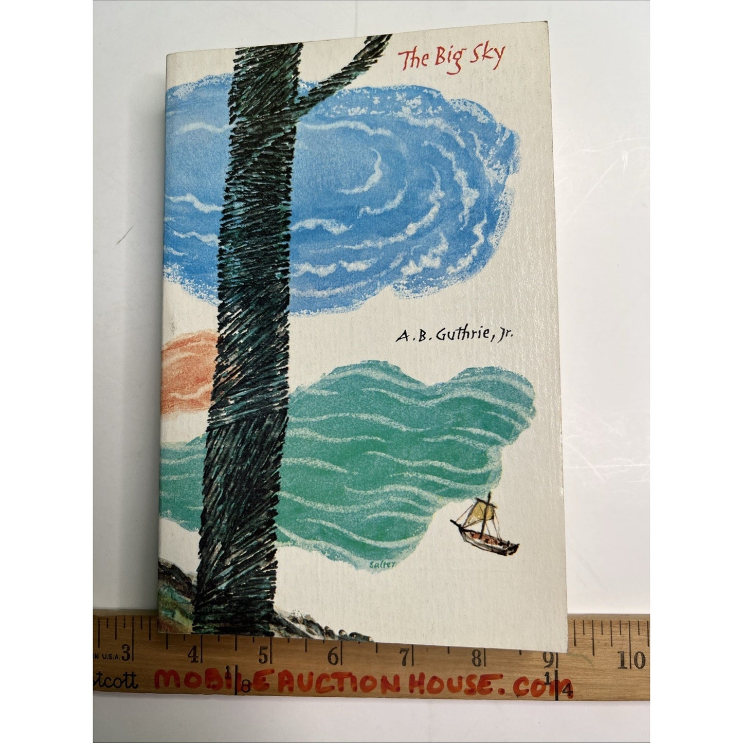 THE BIG SKY A.B. GUTHRIE, Jr Time Reading Program 1964 PB 1980 Reprint