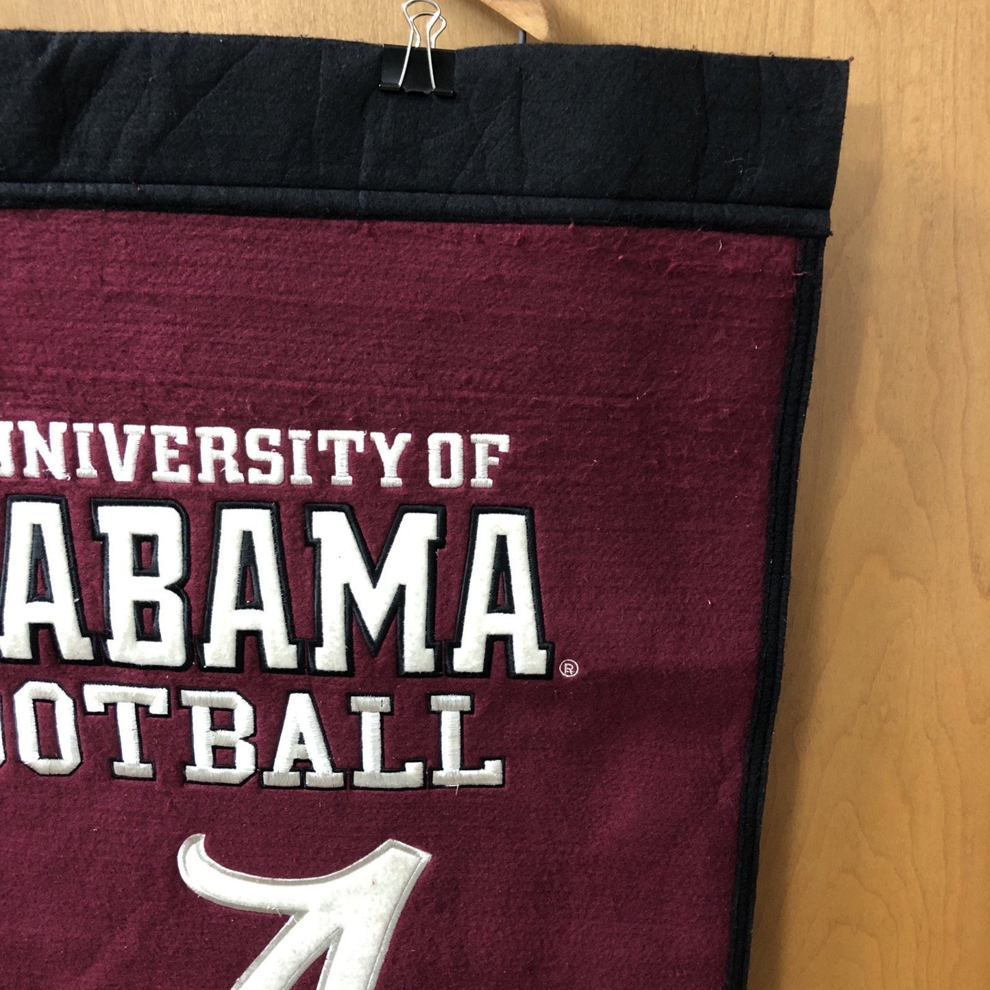 VINTAGE University Of Alabama Football National Champions Wool Banner 36”x23”