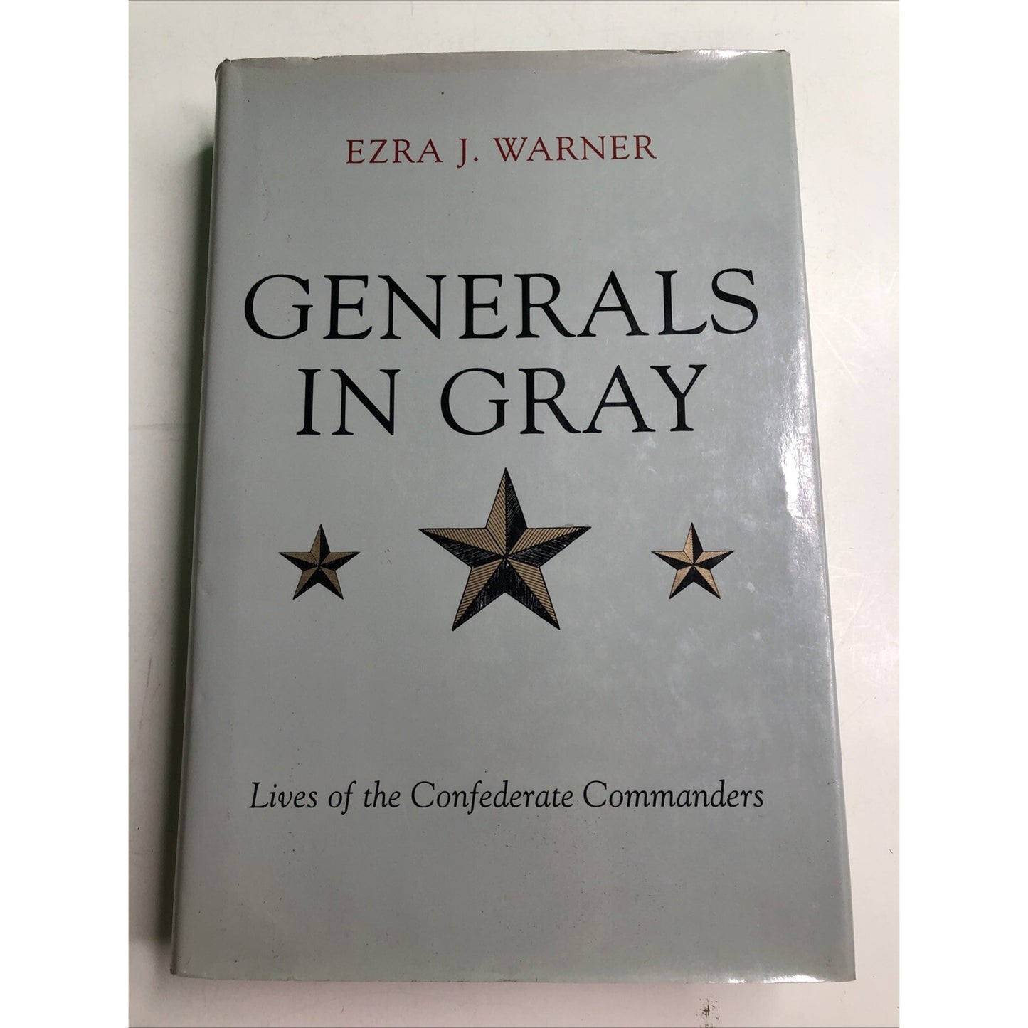Ezra J. Warner GENERALS IN GRAY Lives of the Confederate Commanders 1997 Print