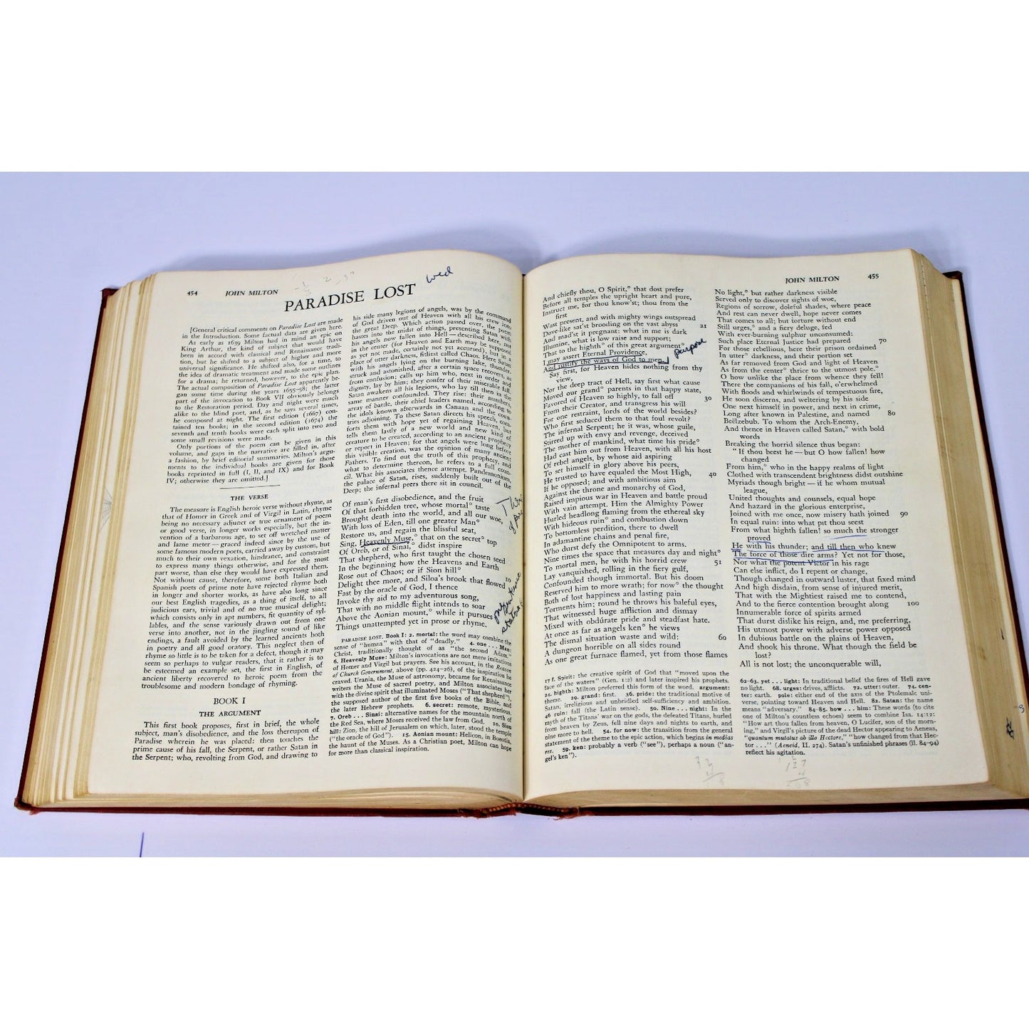 Major British Writers Enlarged Edition Vol. 1 Chaucer Shakespeare 1959 Hardcover