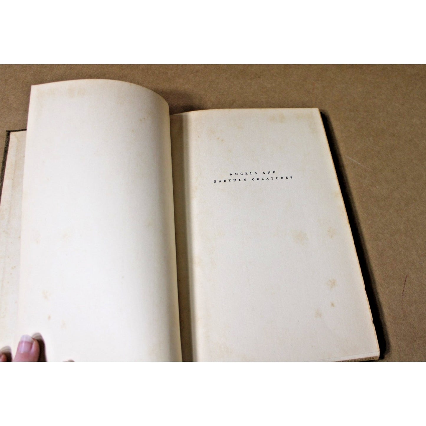 1929 Poetry Volume Elinor Wylie Angels And Earthly Creatures, Knopf