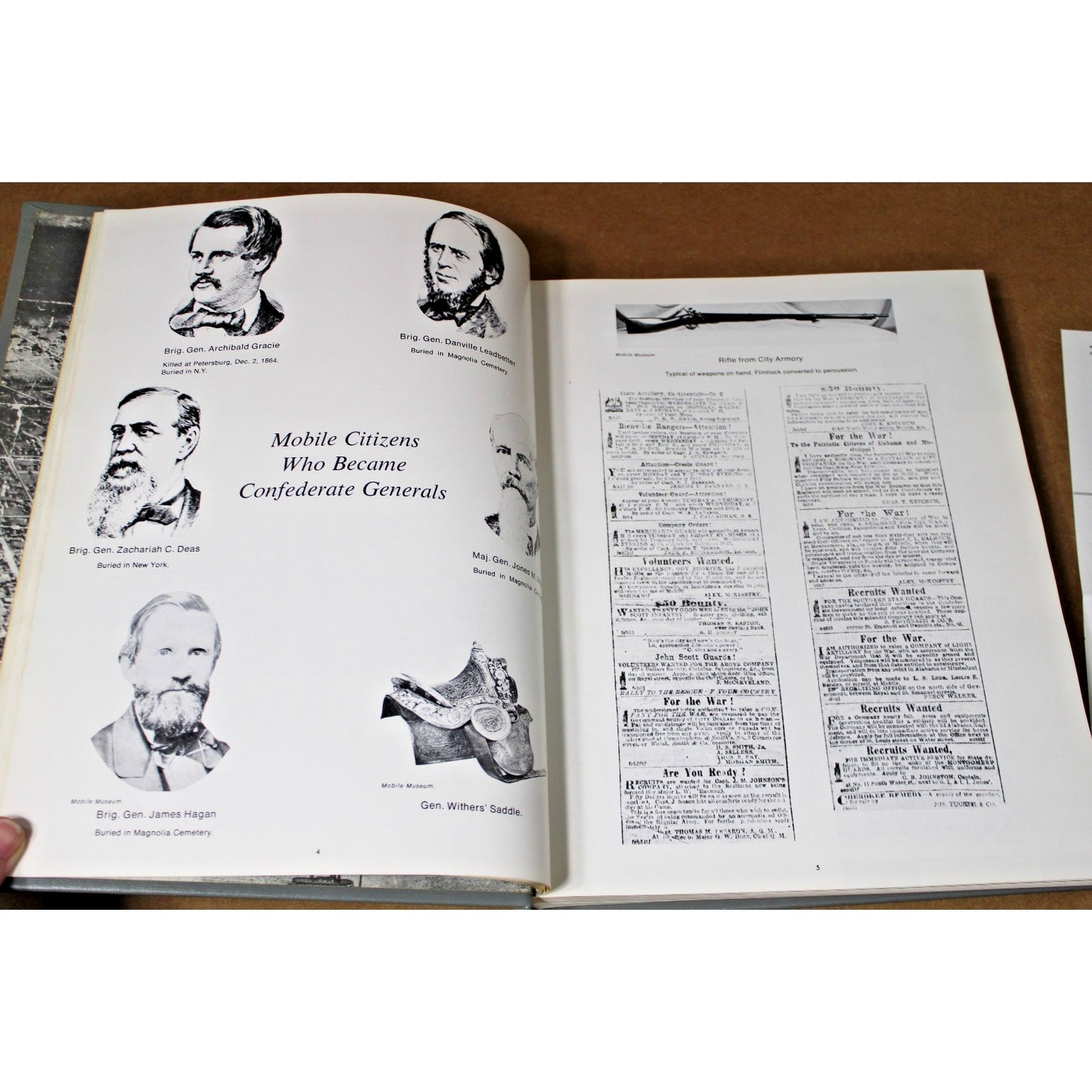 Confederate Mobile: A Pictorial History by Caldwell Delaney, 1st Edition VTG HC