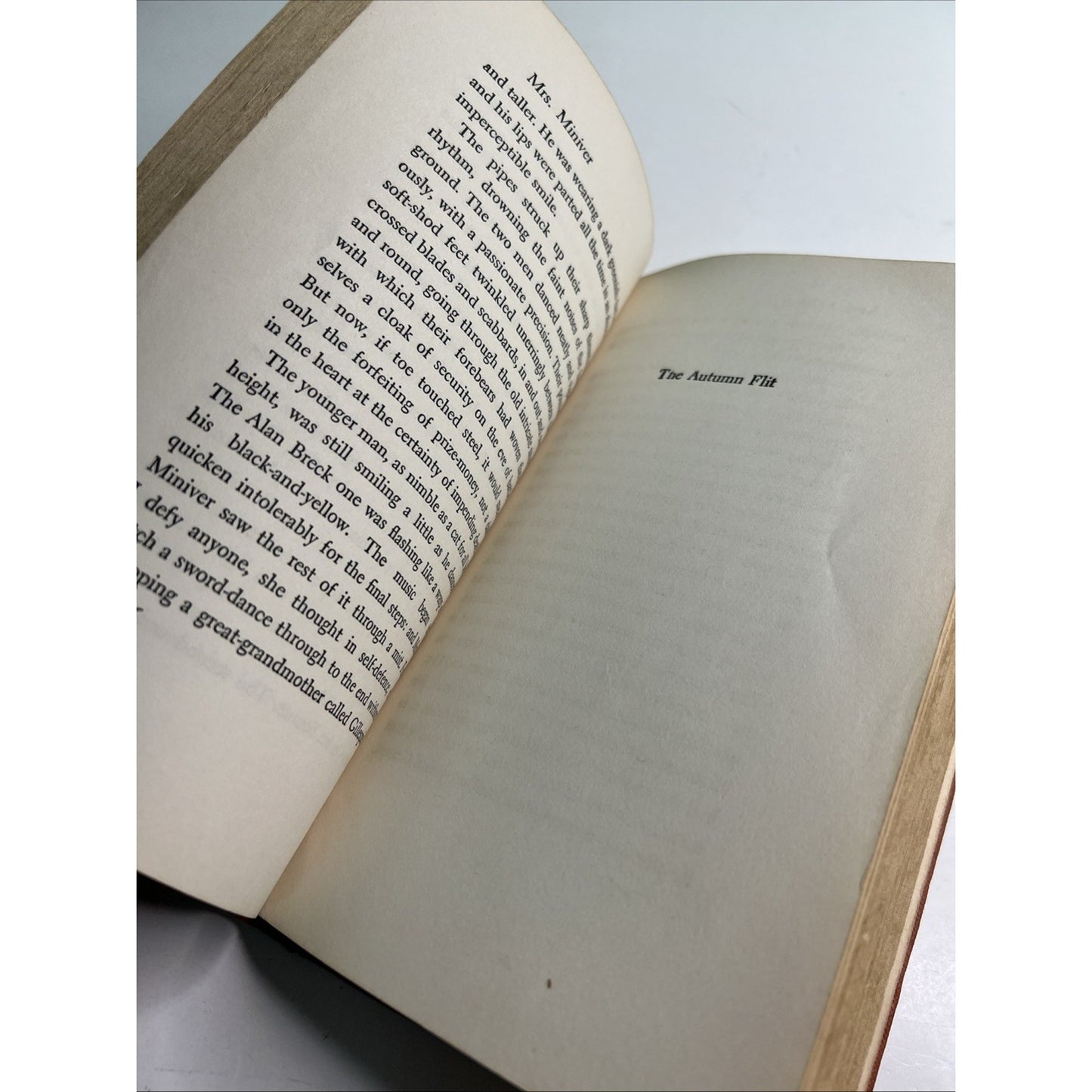 1942 HC by Jan Struther MRS. MINIVER Ex Library