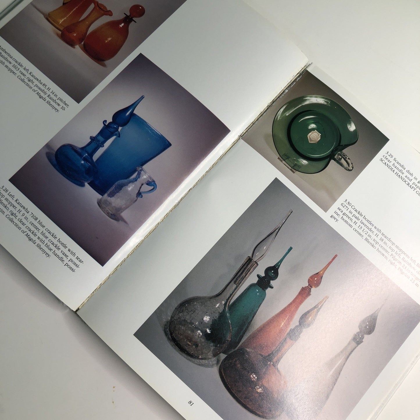 Popular '50s and '60s Glass: Color Along the River by Leslie Pina HC 1995