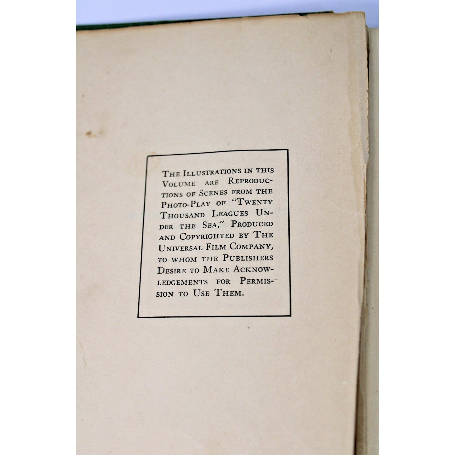 20,000 Leagues Under the Sea- Jules Verne, 1917 Photoplay Edition Film Stills