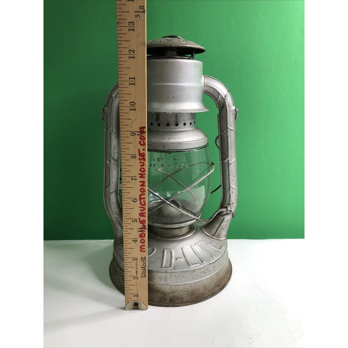 Antique Dietz D-Lite No. 2 Railroad Lantern Train Lamp Kerosene Oil Made In USA