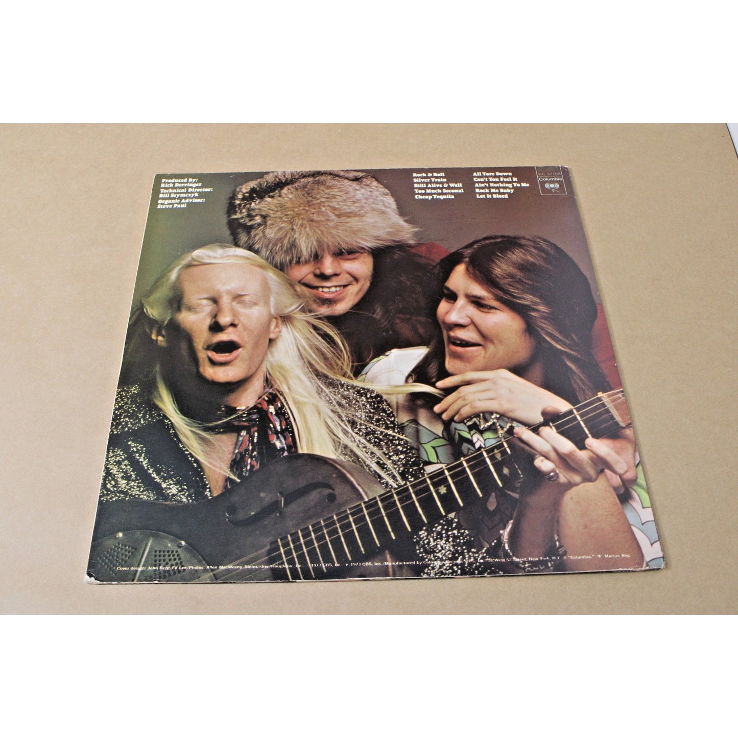 1973 Johnny Winter "Still Alive and Well" Produced by Rick Derringer, Blues Rock