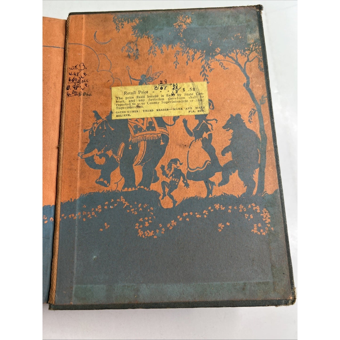 1934 Vintage Gates & Huber Work-Play Books HC Make And Make-Believe Illustrated