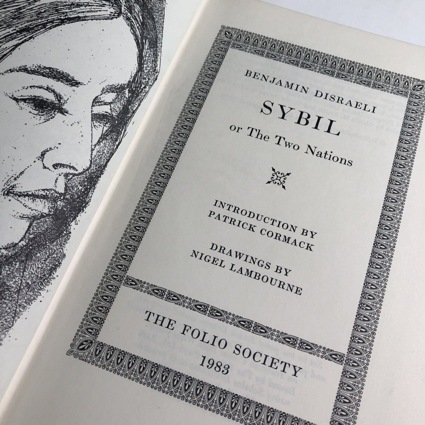 Sybil or the Two Nations by Benjamin Disraeli 1983 Folio Society Edition HC