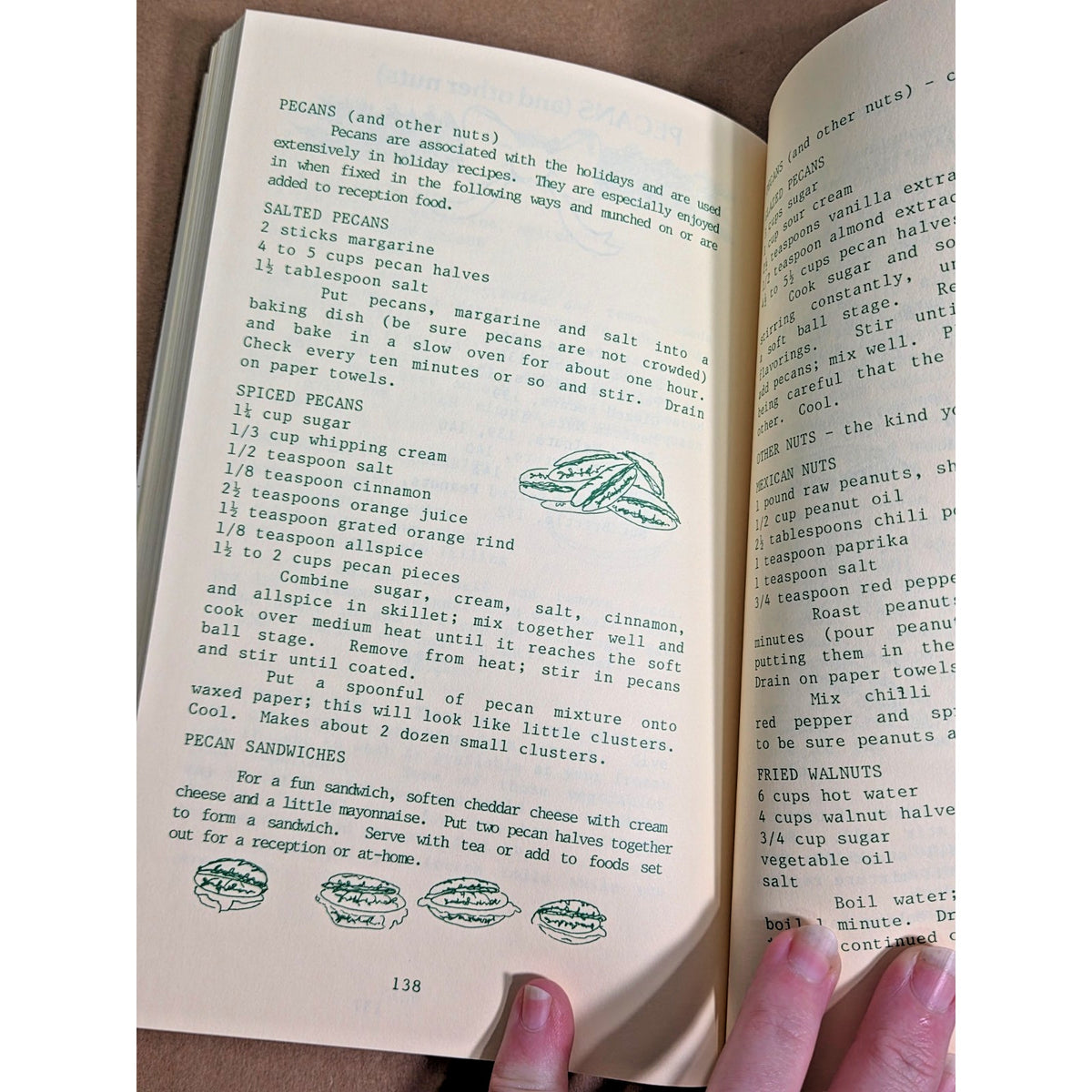 Vintage 1984 Christmas Cookbook Rex Barrington Gazebo I Auburn AL OOP