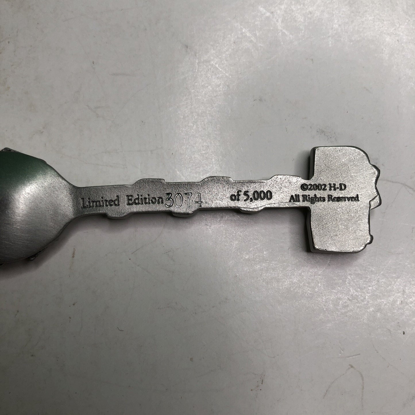 2002 HARLEY DAVIDSON Limited Edition PEWTER SPOON #3074 of 5000