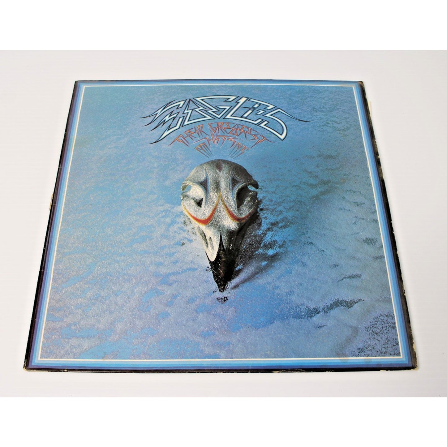 The Eagles- Their Greatest Hits 1971-1975 LP Asylum 6E-105 Embossed, Rare Poster