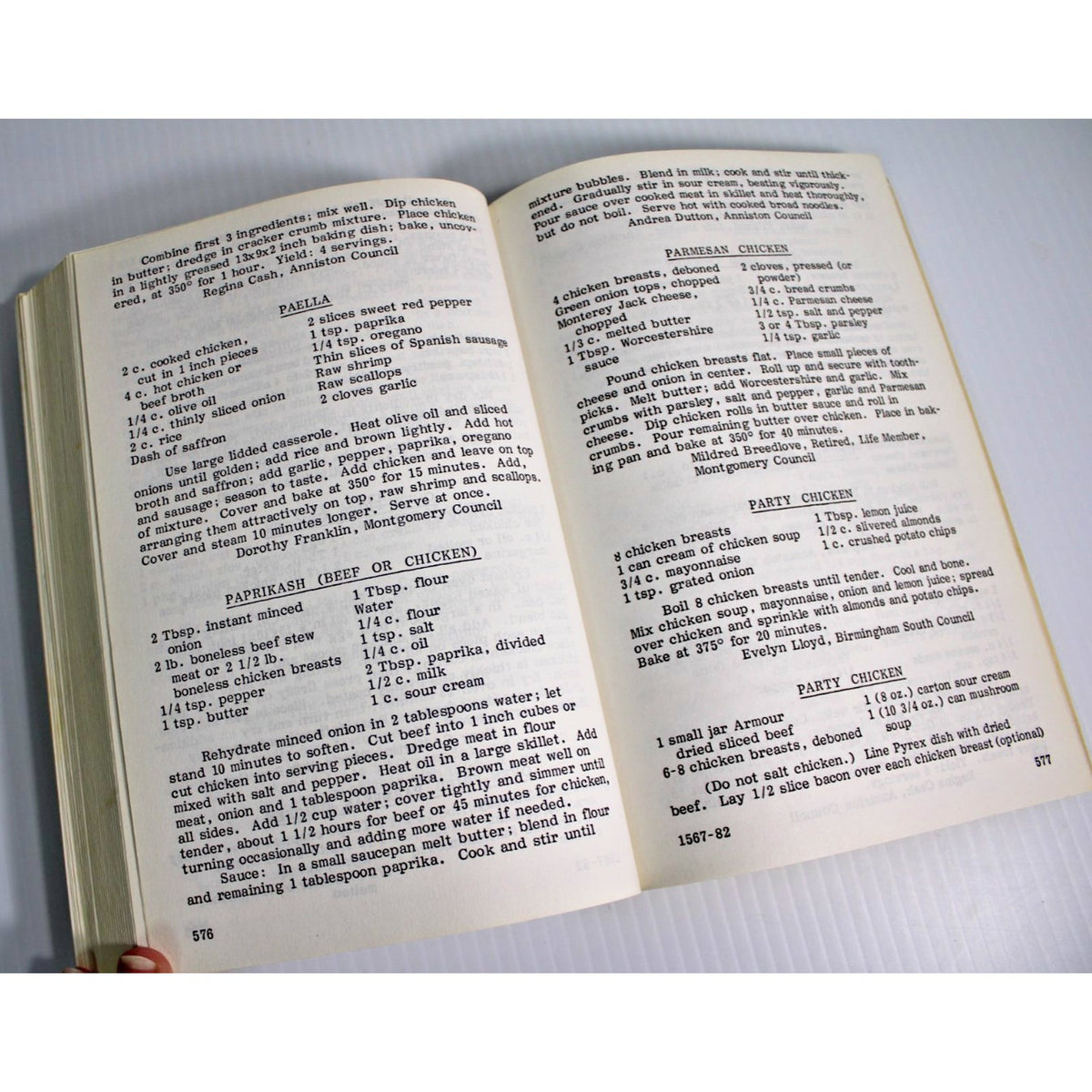 Vintage 1982 Calling All Cooks Cookbook Telephone Pioneers of America Alabama AL