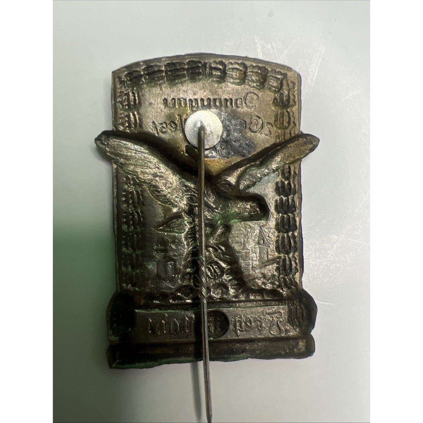 1925 Bronze Tinnie Badge 2nd District Gymnastics Festival Freystadt Third Reich