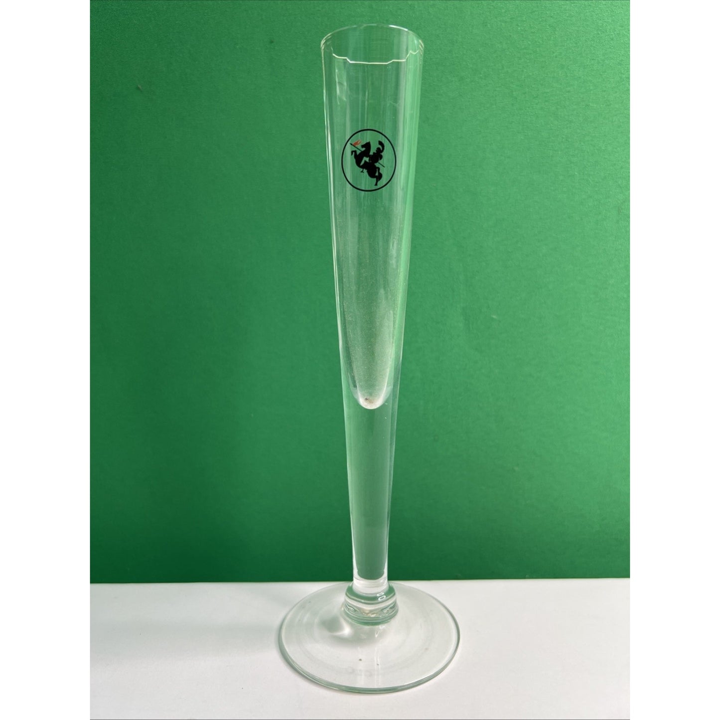 Wyborowa Polish Vodka Fluted Cordial Glass Knight On Horse Poznan Poland