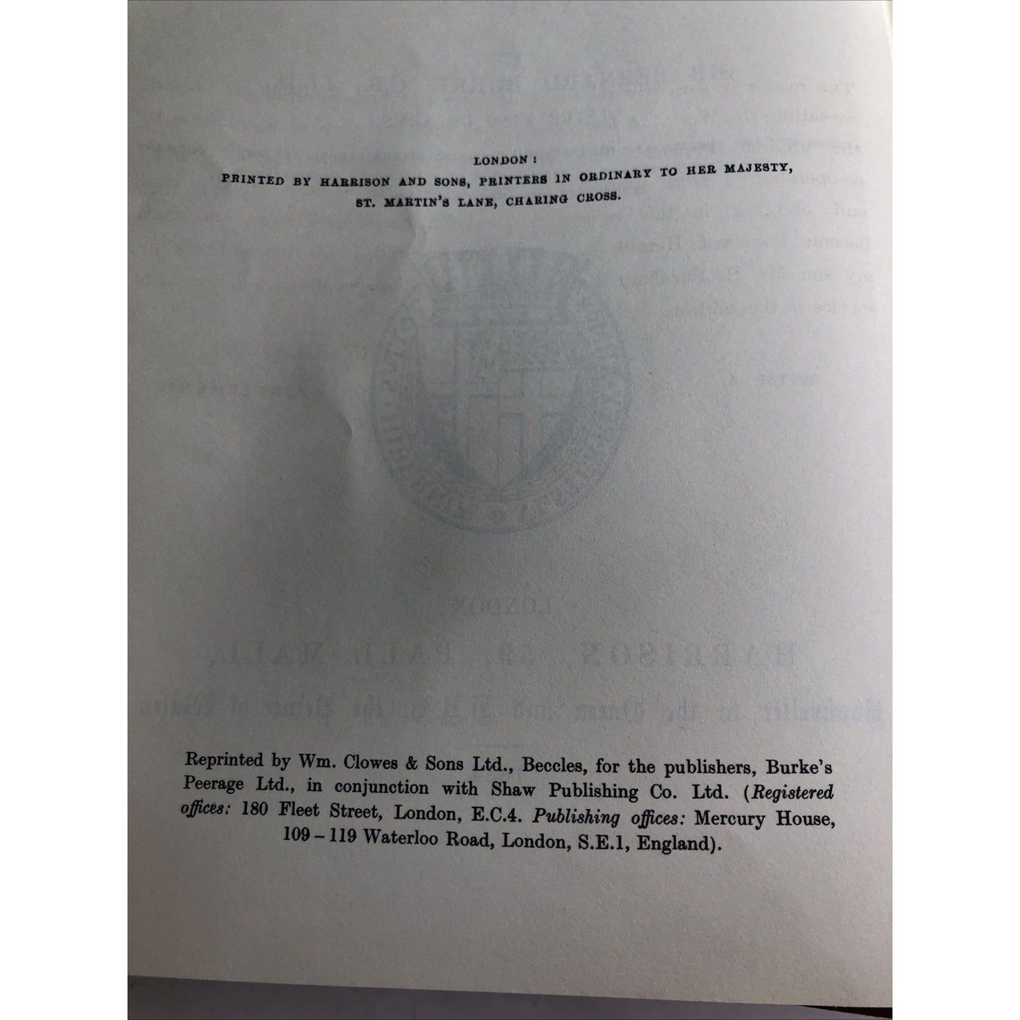 Burke's General Armory: The Armory of England, Scotland, Ireland, and Wales VGHB