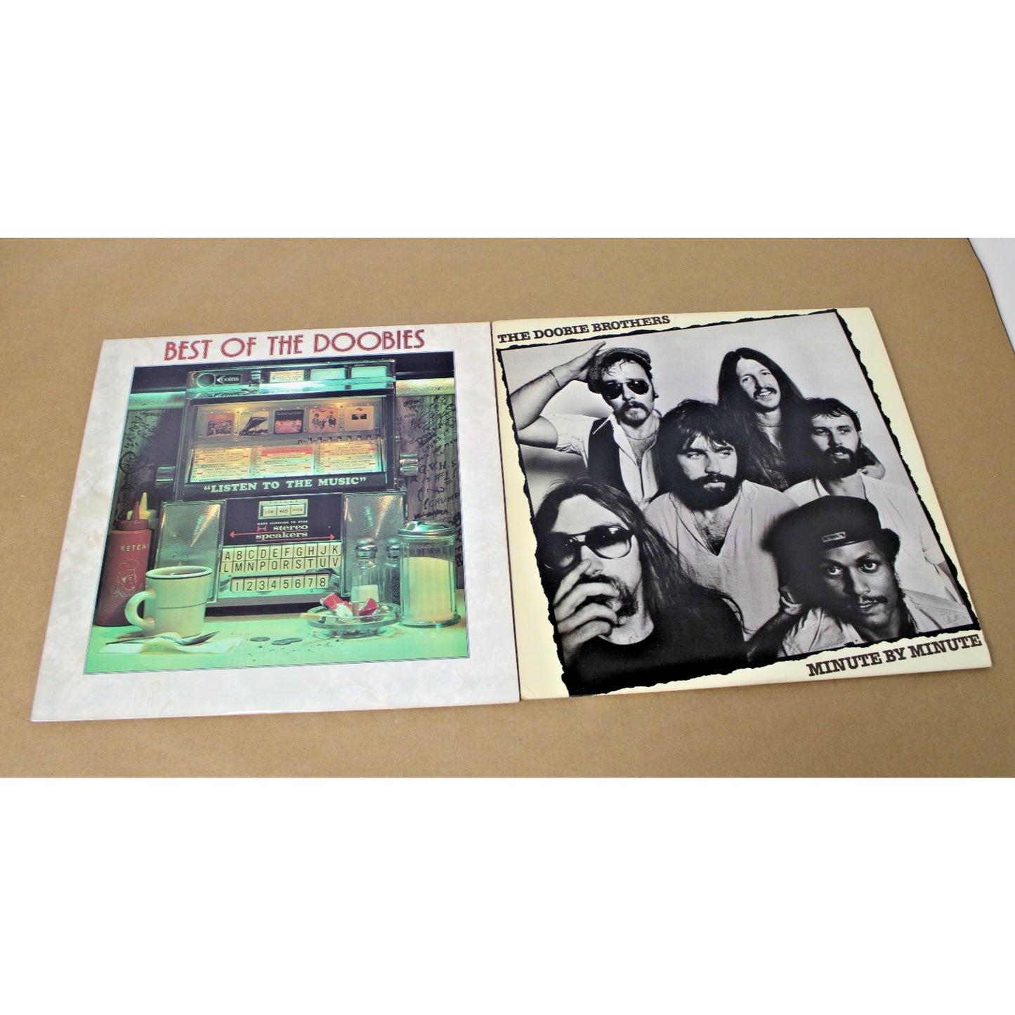 Two LP Doobie Brothers Lot, 1976 Best Of & 1978 Minute by Minute- Blue-Eyed Soul