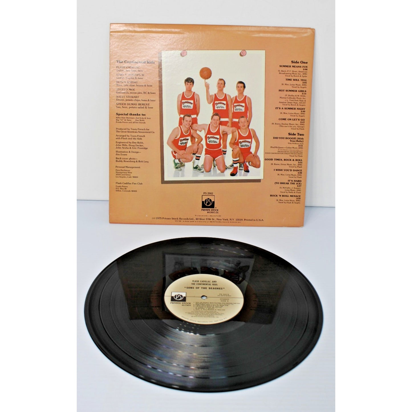 Flash Cadillac & The Continental Kids- Sons Of The Beaches, 1975 PS-2012- NM!