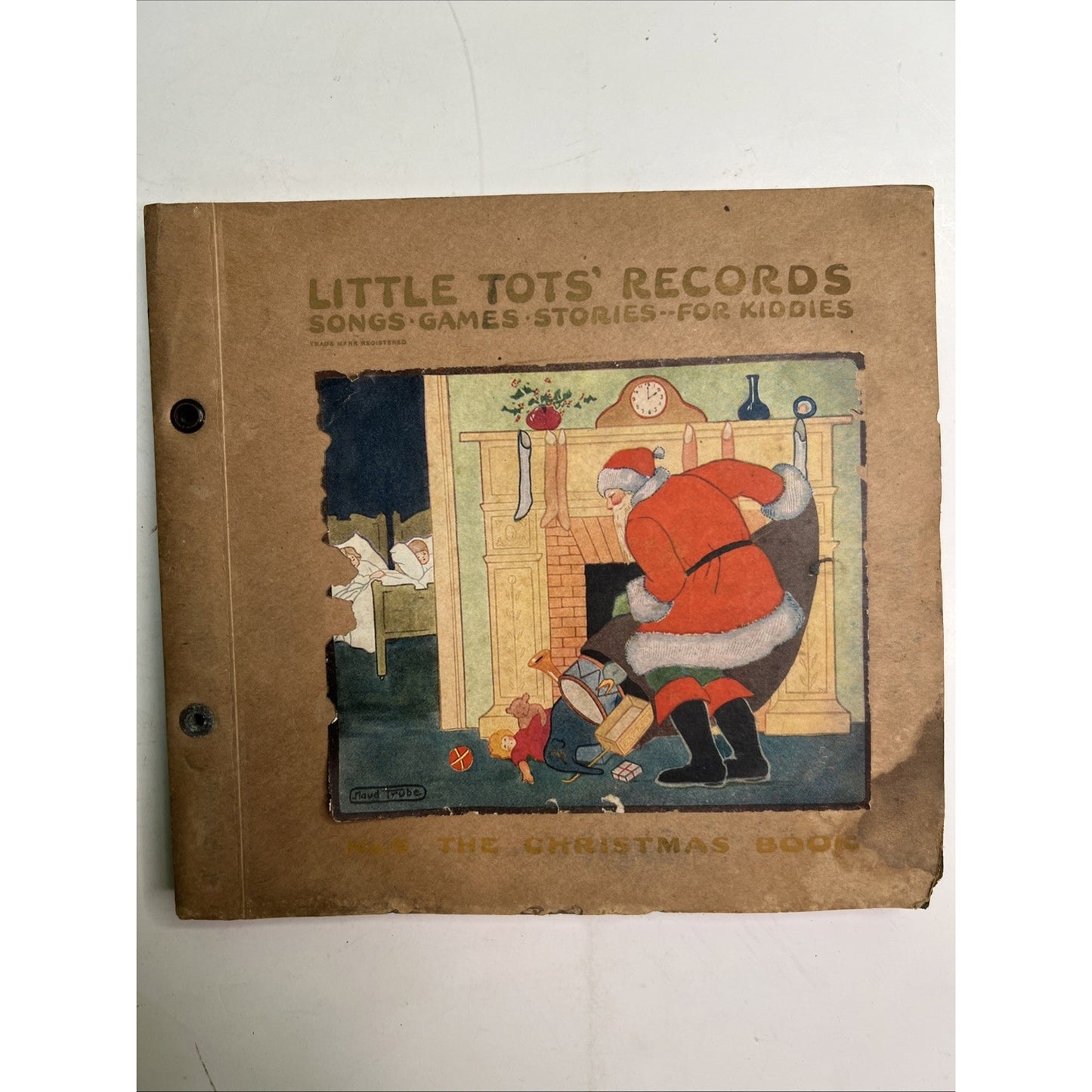 THE CHRISTMAS BOOK NO 5 LITTLE TOTS RECORDS SONGS GAMES STORIES REGAL RECORDS NY