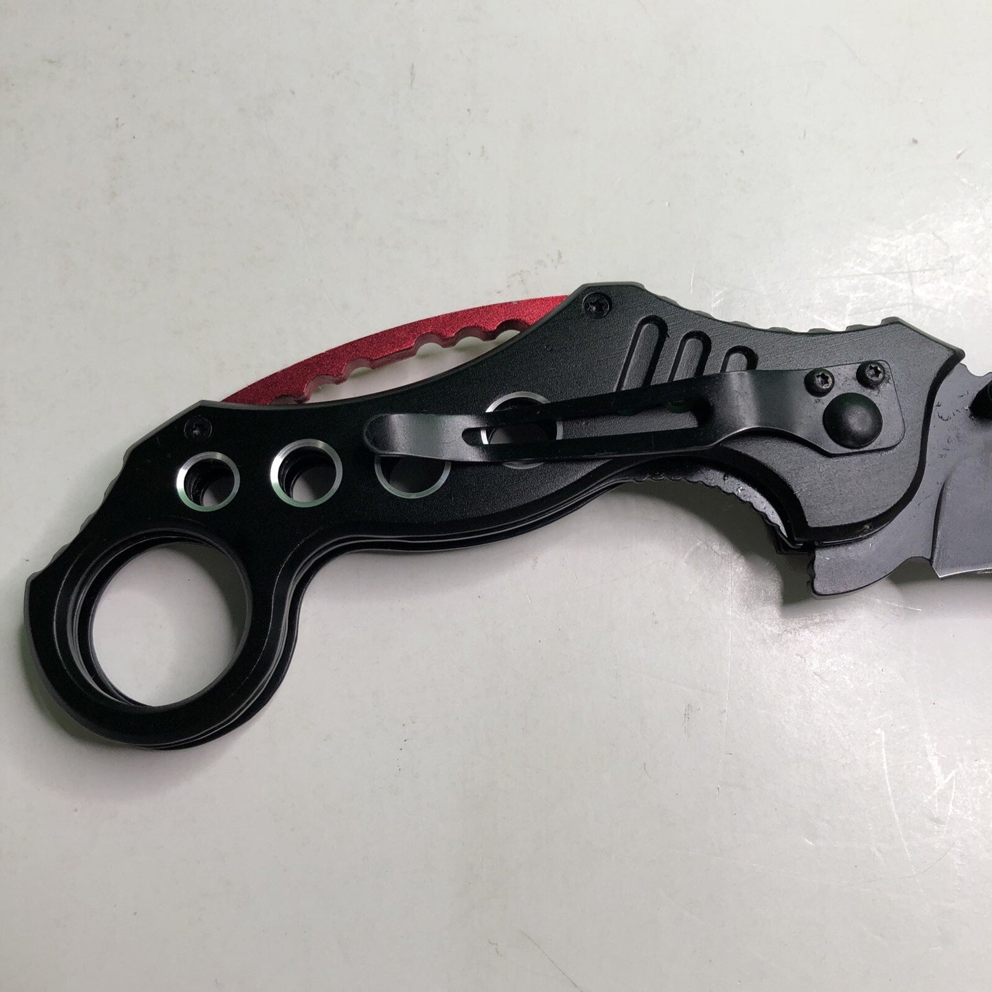 Tac-Force TF-578 Karambit Folding Pocket Knife Stainless Liner Assisted Black