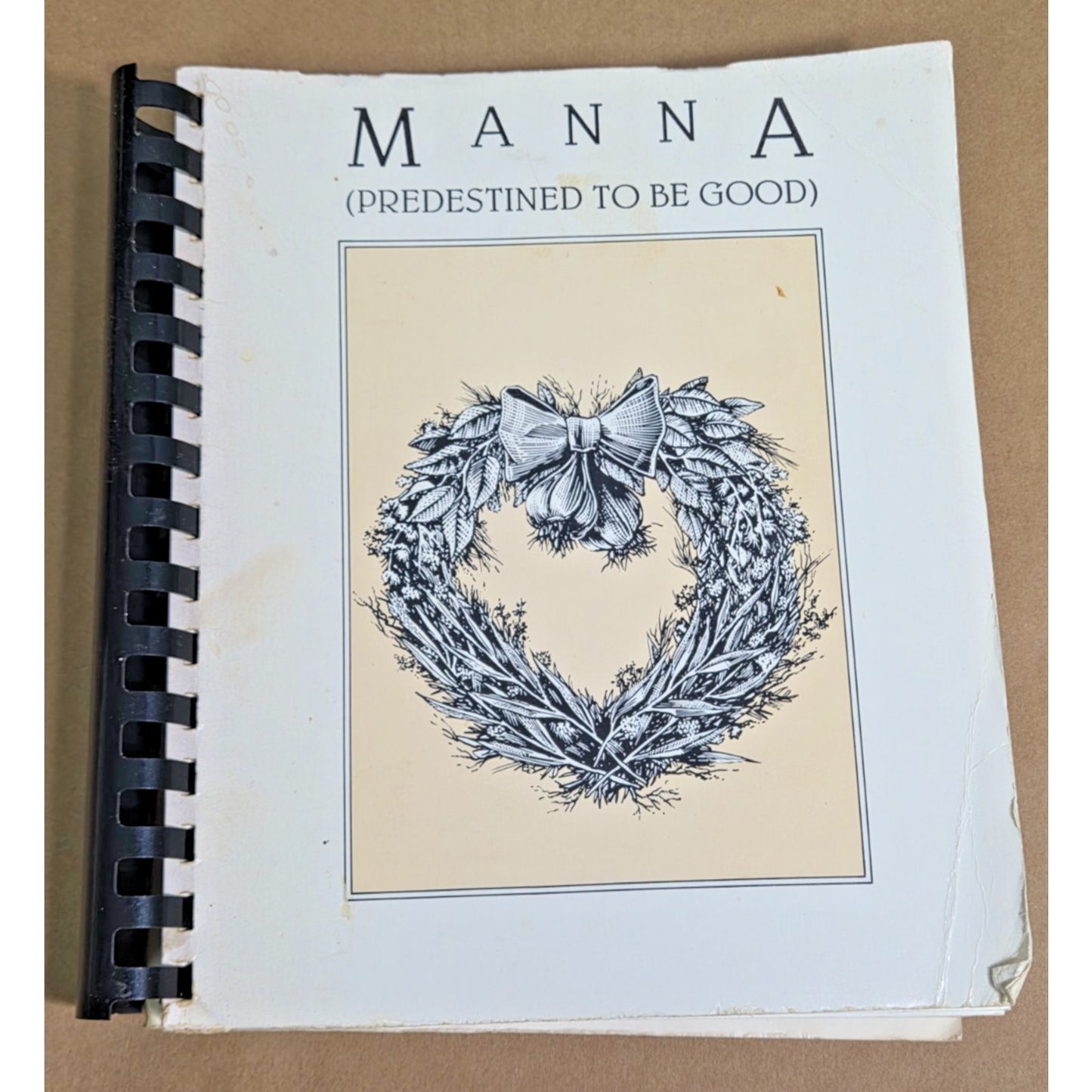 Vintage 1980s MANNA: Predestined to be Good Church Cookbook Mobile Alabama AL