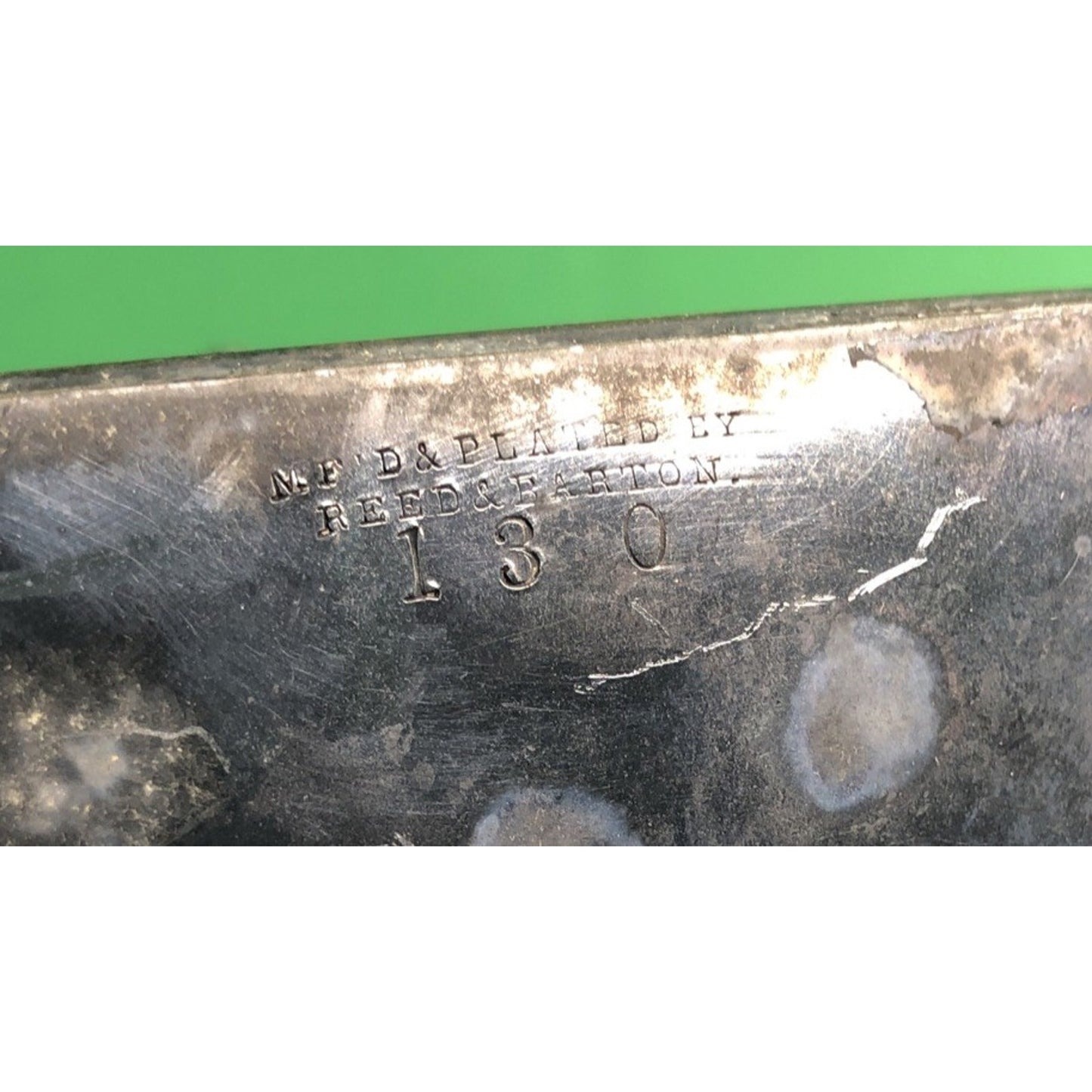 Antique Reed & Barton Silverplate Humidor #130 Cherubs With Key Monogrammed Top