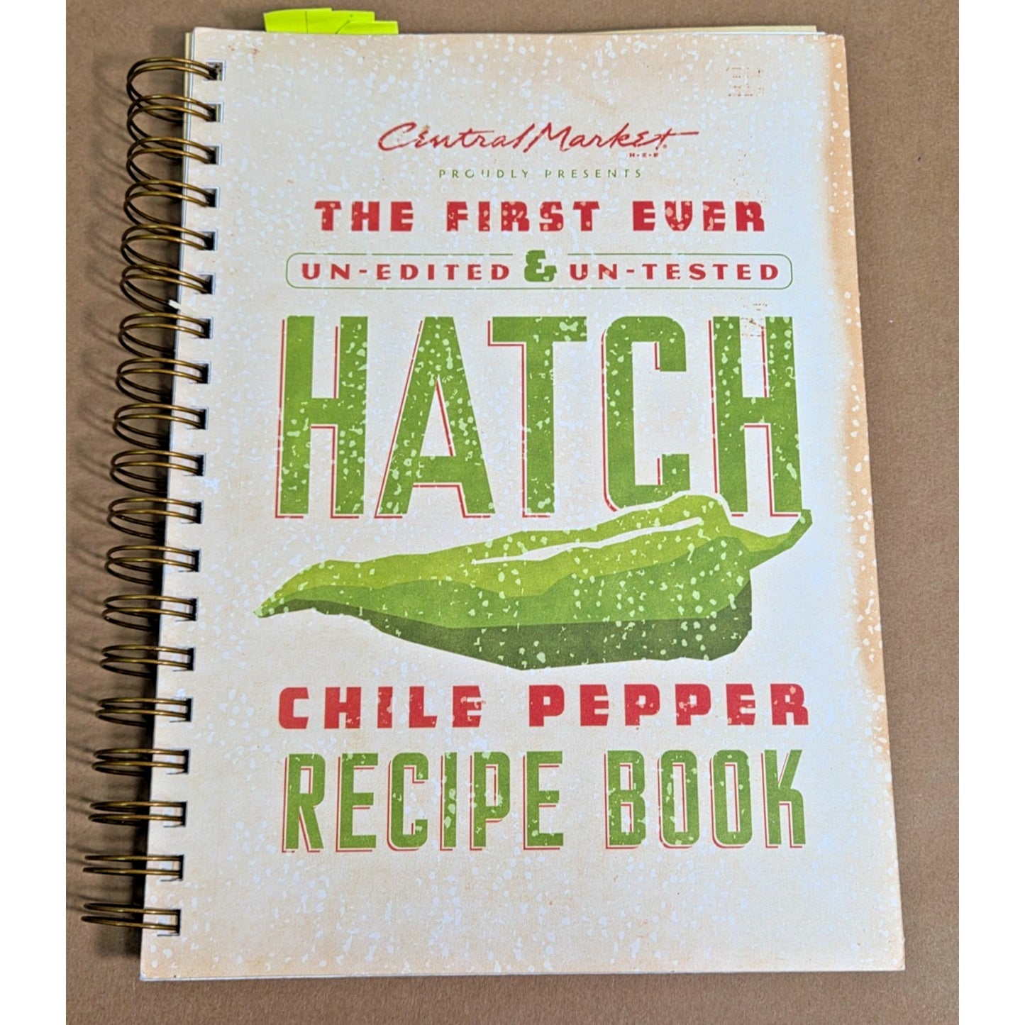 Rare Central Market 1st Annual Hatch Chile Pepper Recipe Book - 2007 Edition