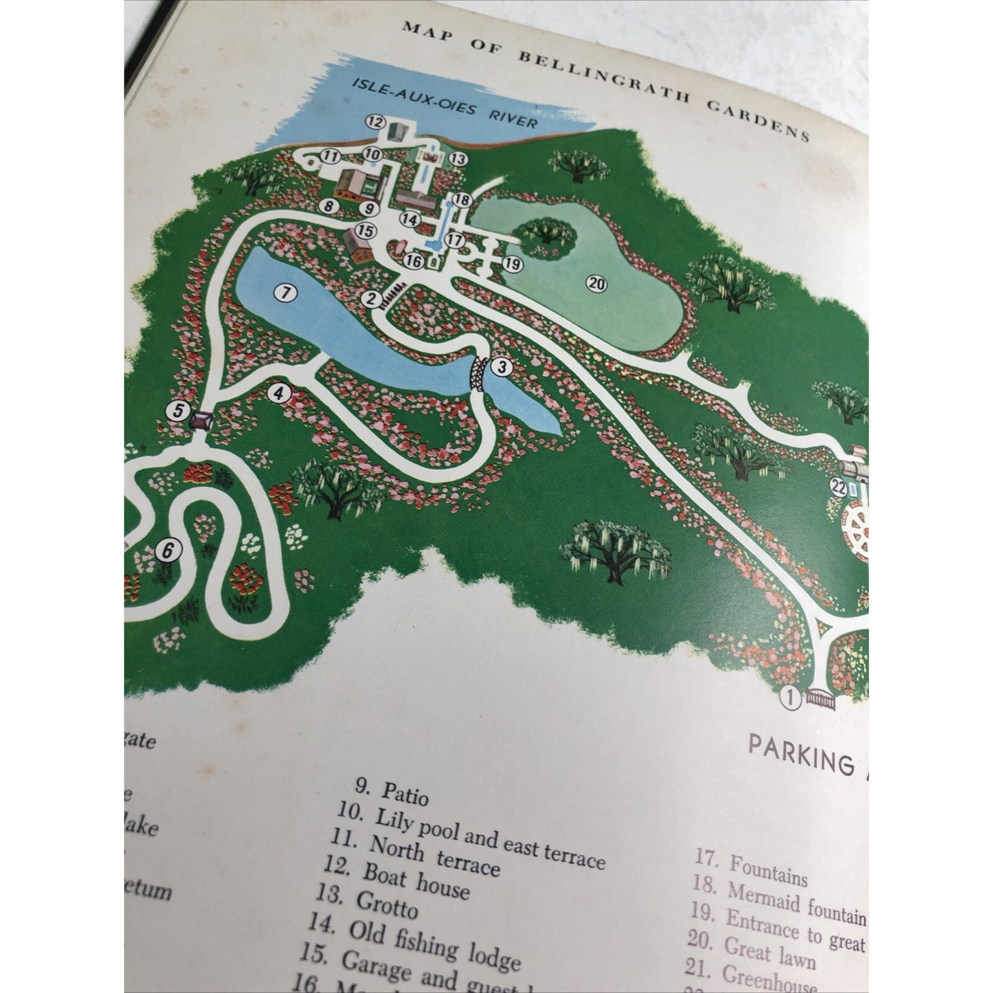 Bellingrath Gardens and the Bellingrath Home Hardcover Souvenir Book 1958