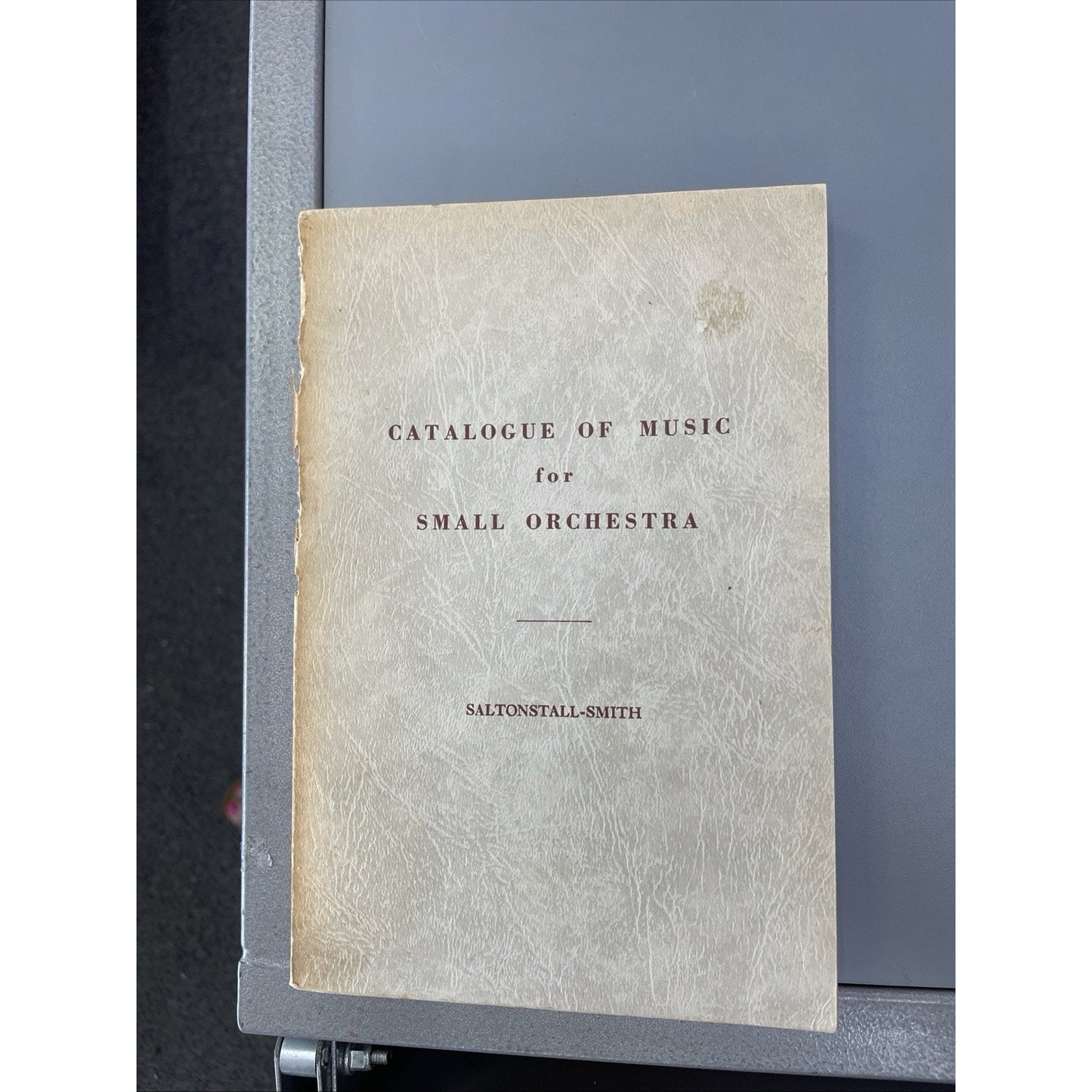 SALTONSTALL & SMITH Catalogue of Music For Small Orchestra 1947 PB