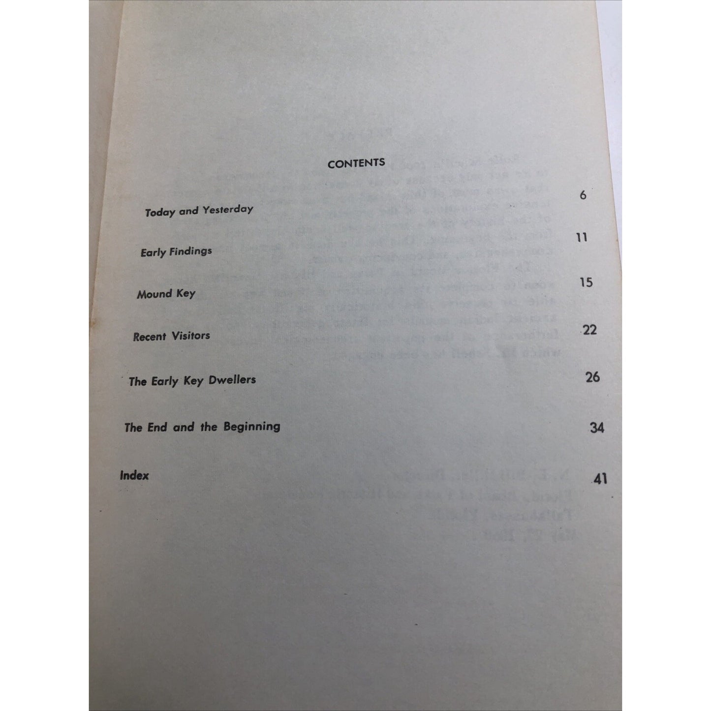 1000 Years on Mound Key 1968 Revised Edition by Rolfe Schell Florida History