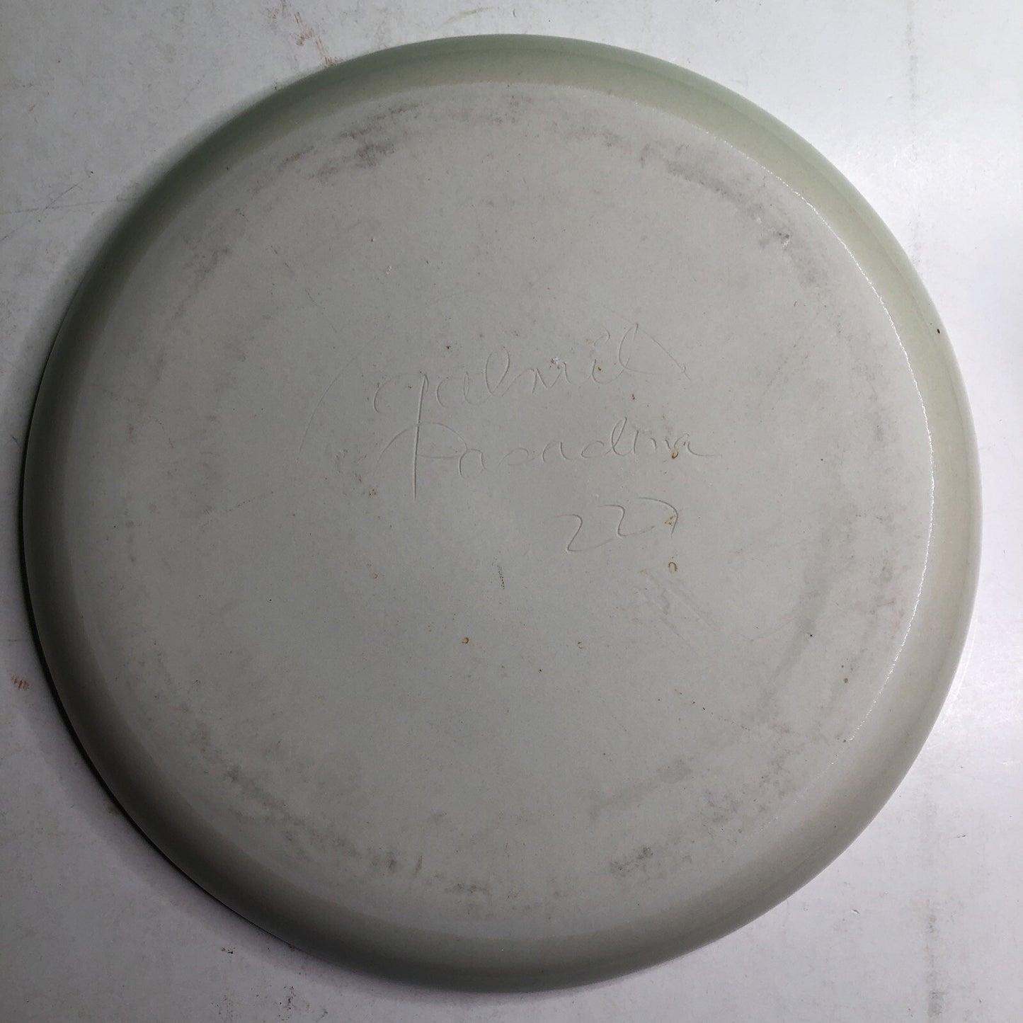 Winfield Gabriel Pasadena Pottery 10” Dinner Plate Twig & Tweed #227 Handmade