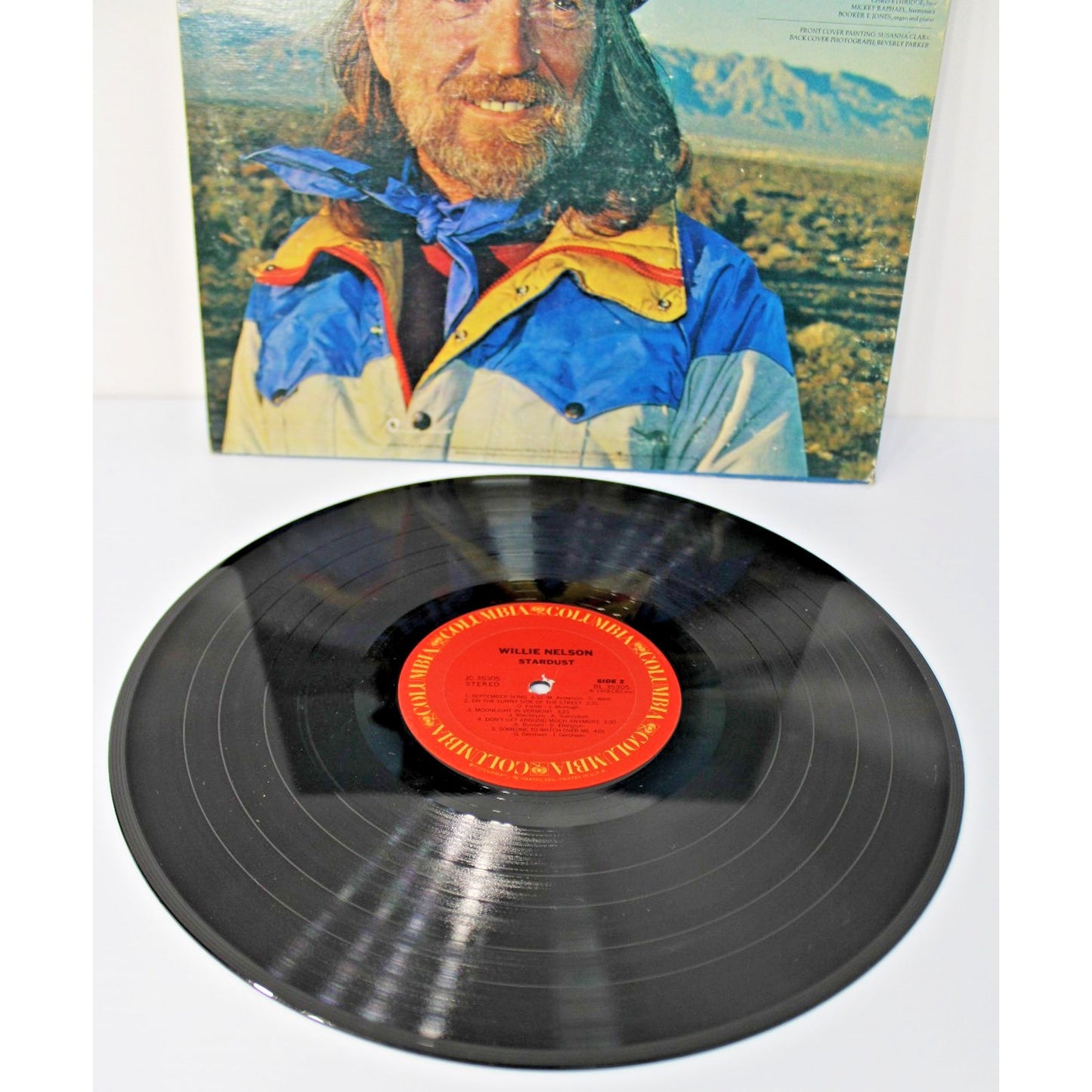Willie Nelson- Stardust, 1978 Columbia JC 35305, Booker T. Jones, Jody Payne VG+