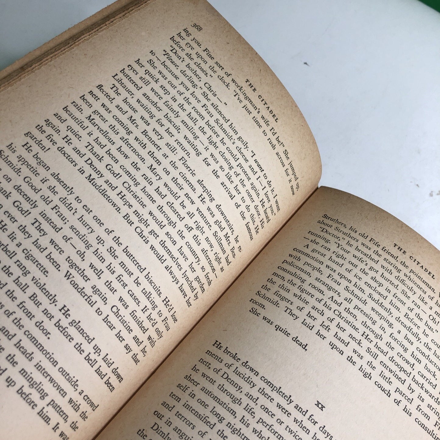The Citadel 1937 by A.J. Cronin New York USA Vintage Hardcover Book Used