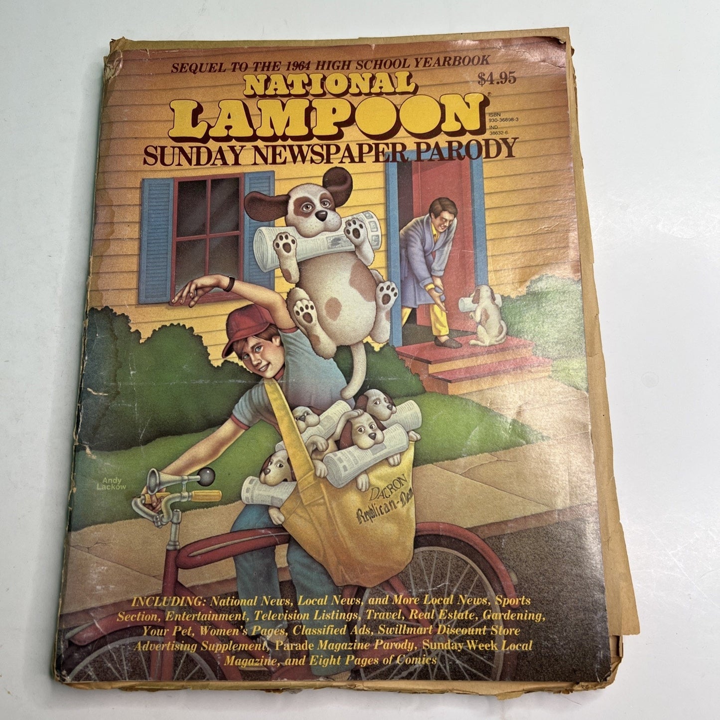 National Lampoon Sunday Newspaper Parody Sequel To 1964 High School Yearbook ￼