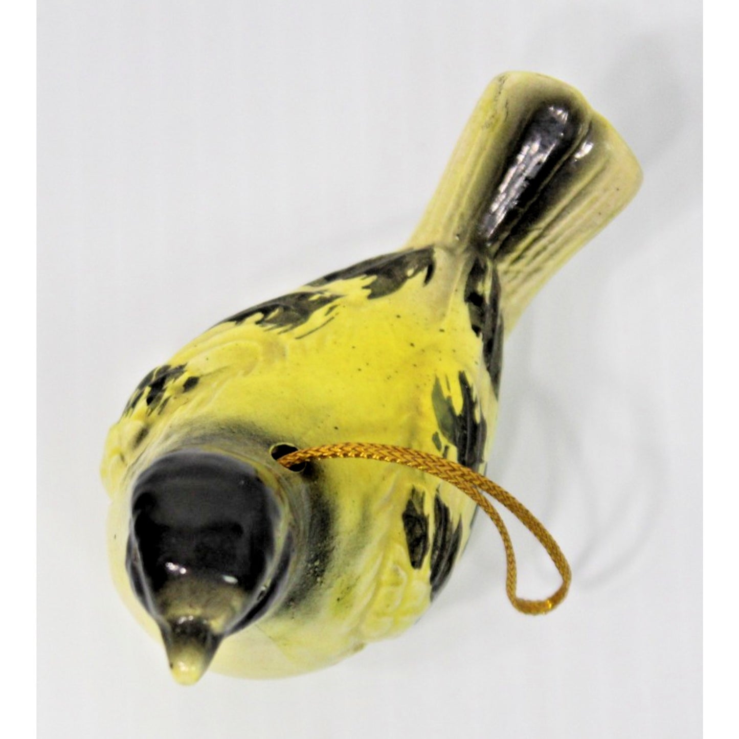 Vintage I.W. Rice & Co. Goldfinch Hanging Ornament/ Sachet- Irice Import- Japan