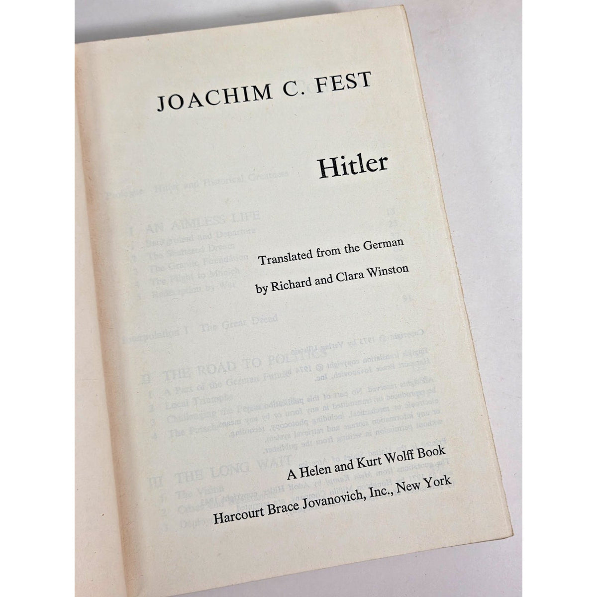 Vintage WWII Historical Book Lot Speer Hitler First Edition English Translation