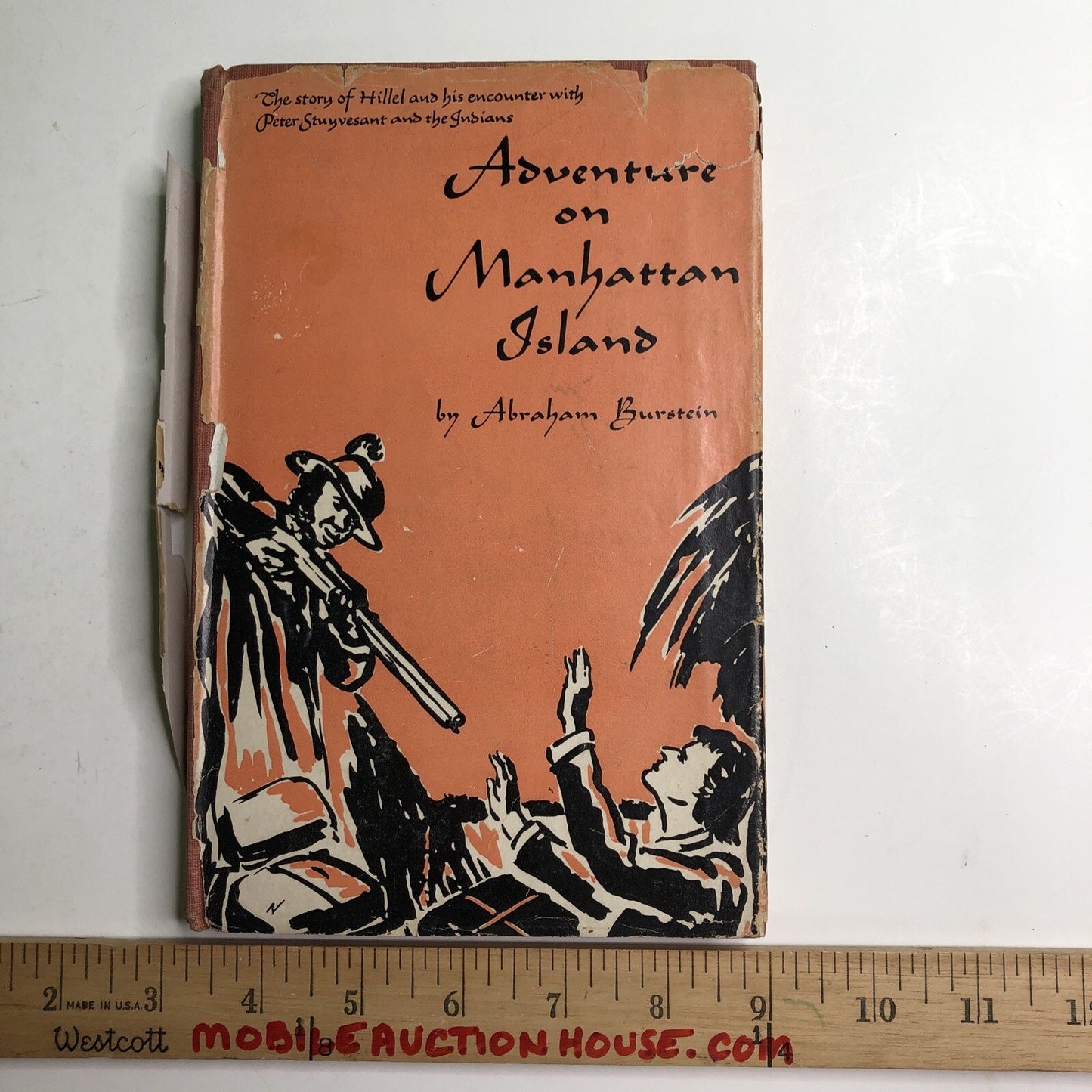 Adventure On Manhattan Island by Abraham Burstein (1957, Hardcover) Ex-Library