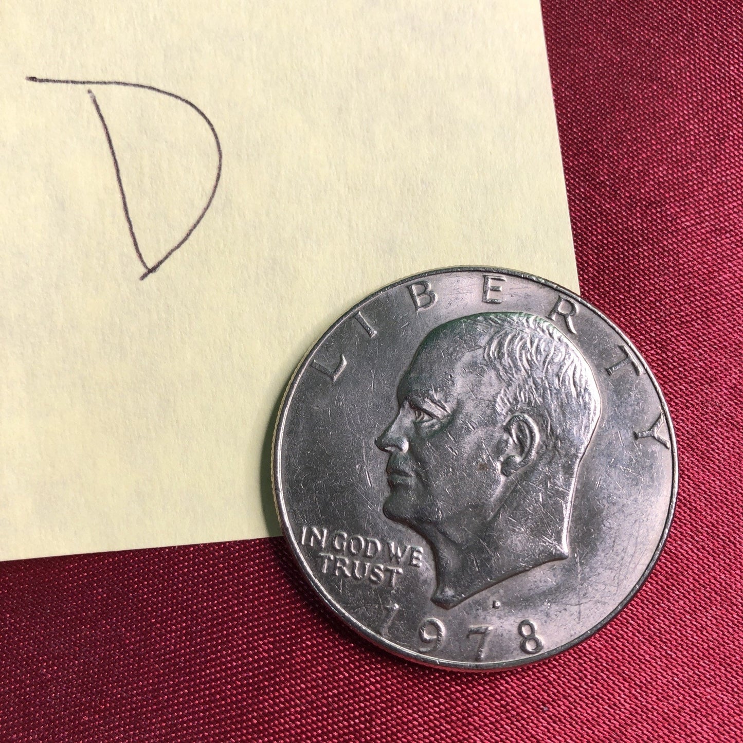 1978 President Eisenhower One Dollar Coin