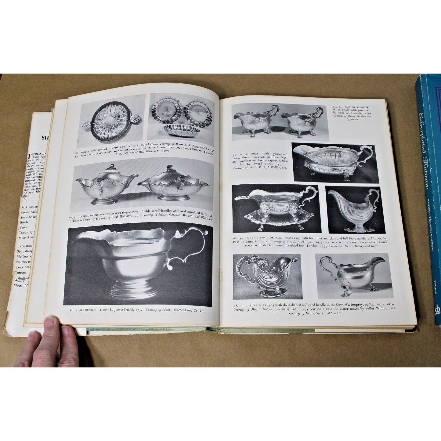 Lot of 2 Antique Silver Vintage Identification Guides/ Books by Hagan and Hughes