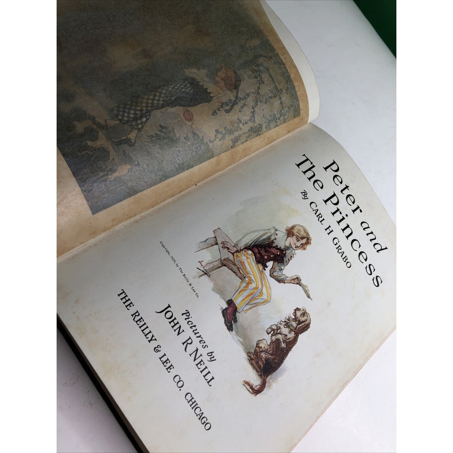 PETER AND THE PRINCESS by Carl H. Grabo Art by John R. Neill 1st Edition 1920 HC
