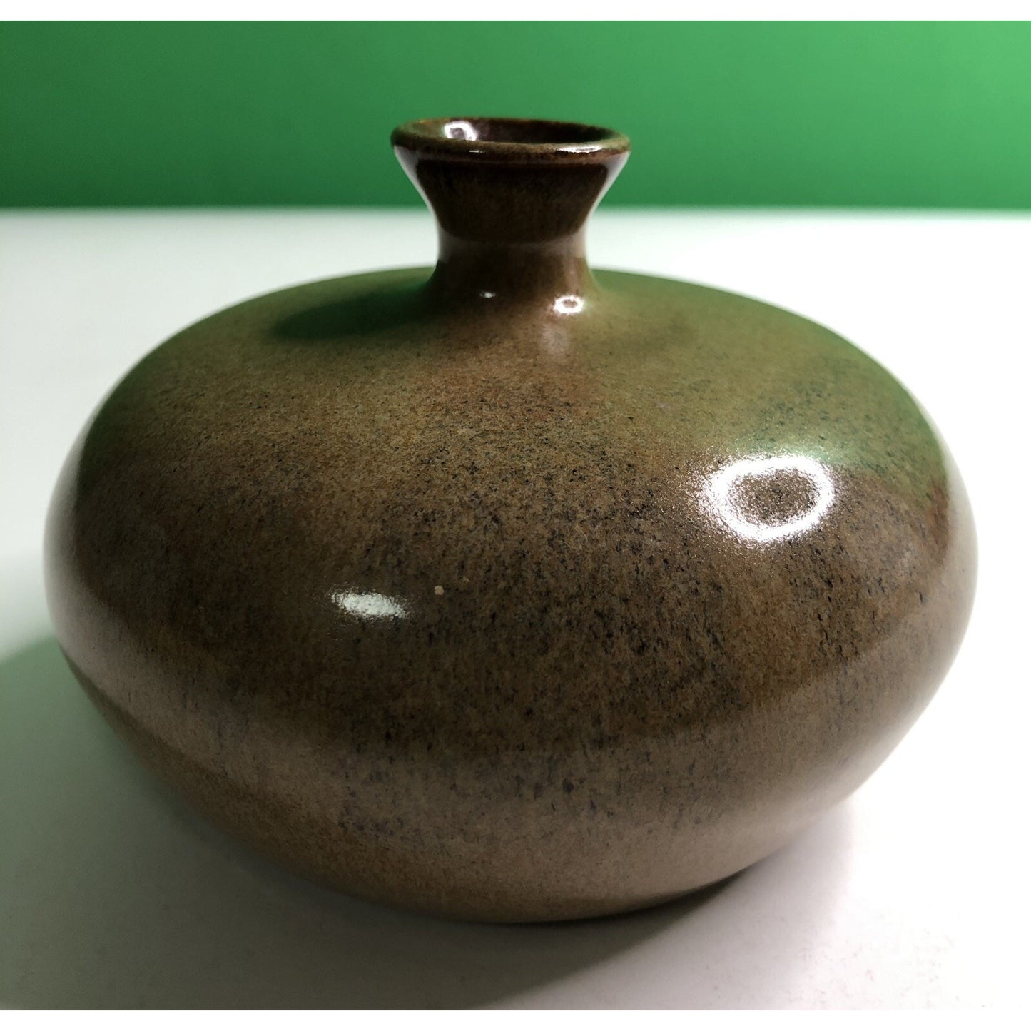 Vintage Rare J R COOPER POTTERY VASE HTF 1982 Canton Georgia
